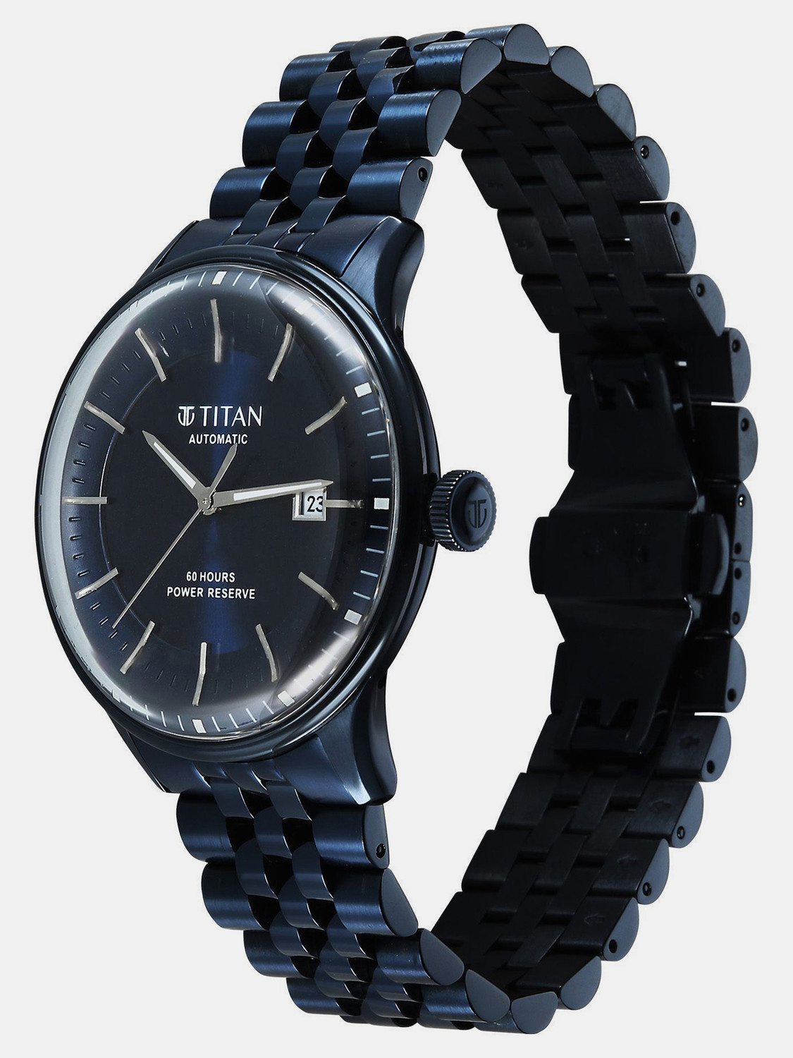 Image of Titan Automatic Weekender Titan Automatic Weekender Automatic Blue Round Dial Men's Watch / Analog Watch - For Men