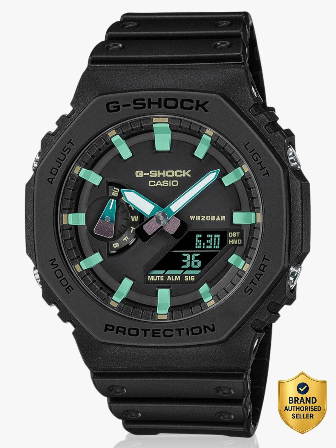 CASIO GA-2100RC-1ADR Black G-SHOCK Watch - Image 1