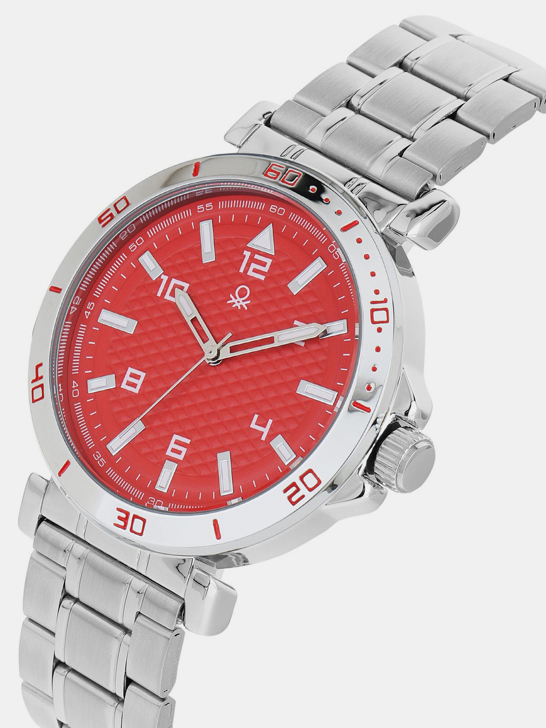 Image of United Colors of Benetton Red Dial Analog Watch - For Men