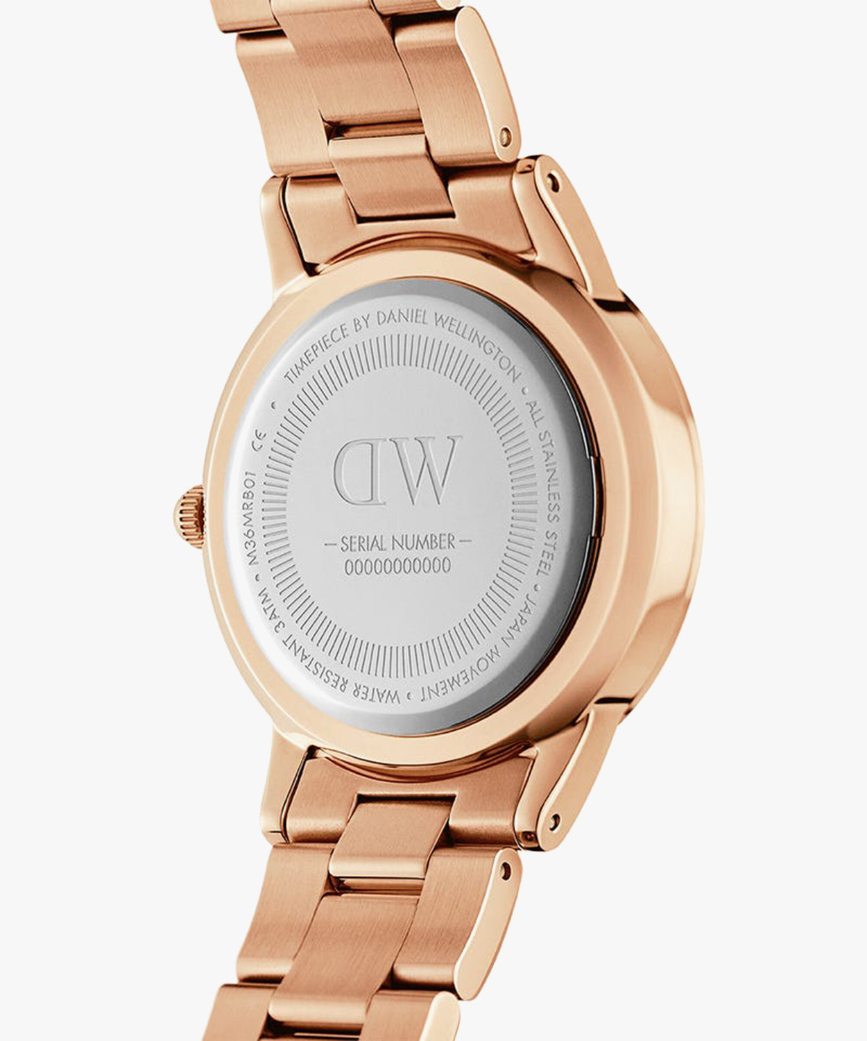 Image of DANIEL WELLINGTON Iconic Link White color Round - 40 mm diameter Analog Watch - For Men
