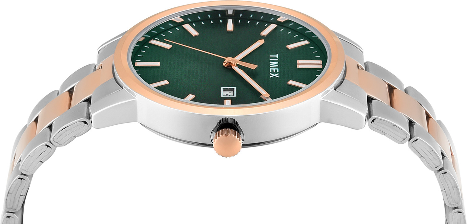 Image of TIMEX Green Date Dial Analog Watch - For Men