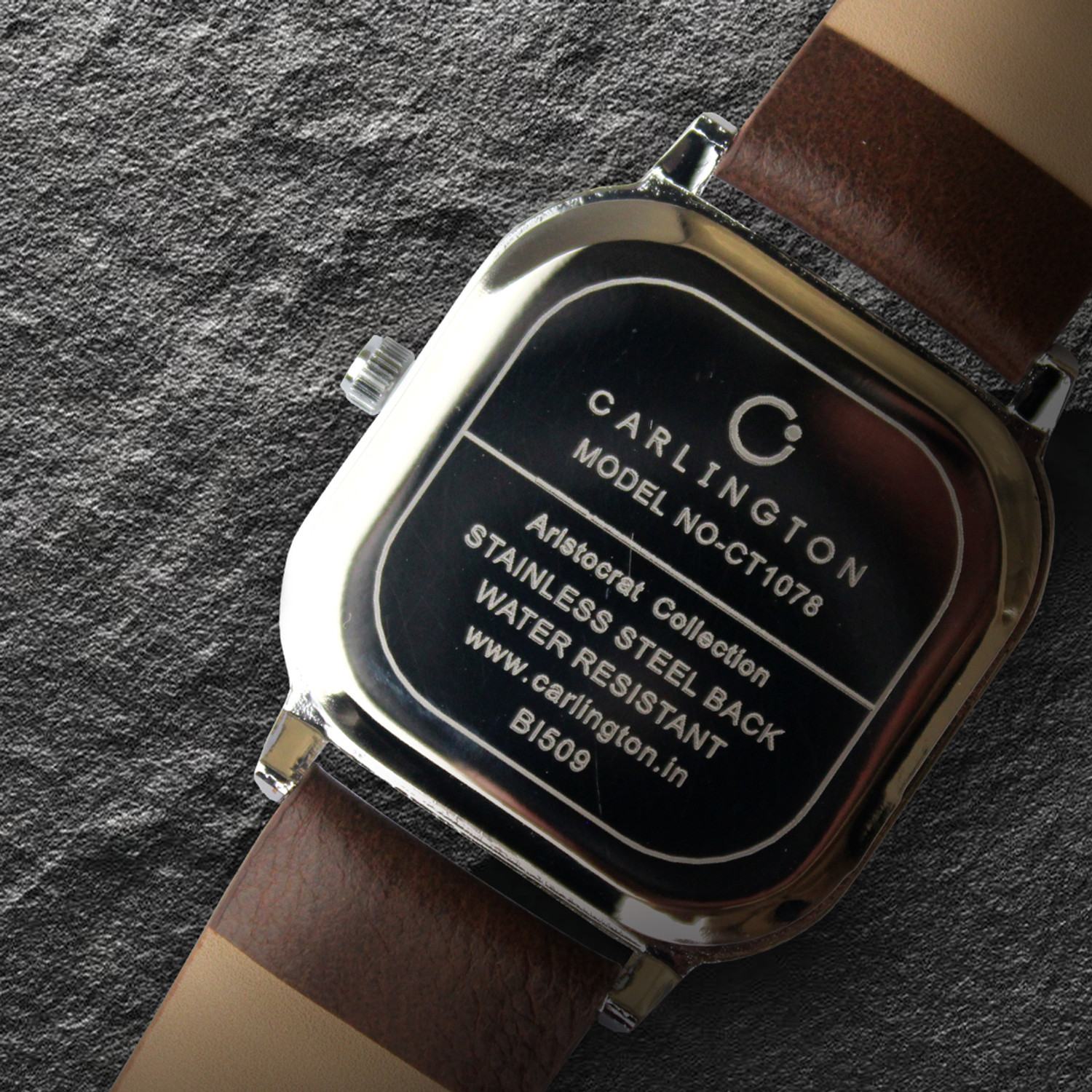 Image of Carlington CT 1078 Brown Carlington Aristocrat Series Premium Gents Wrist Watches Analog Watch - For Men