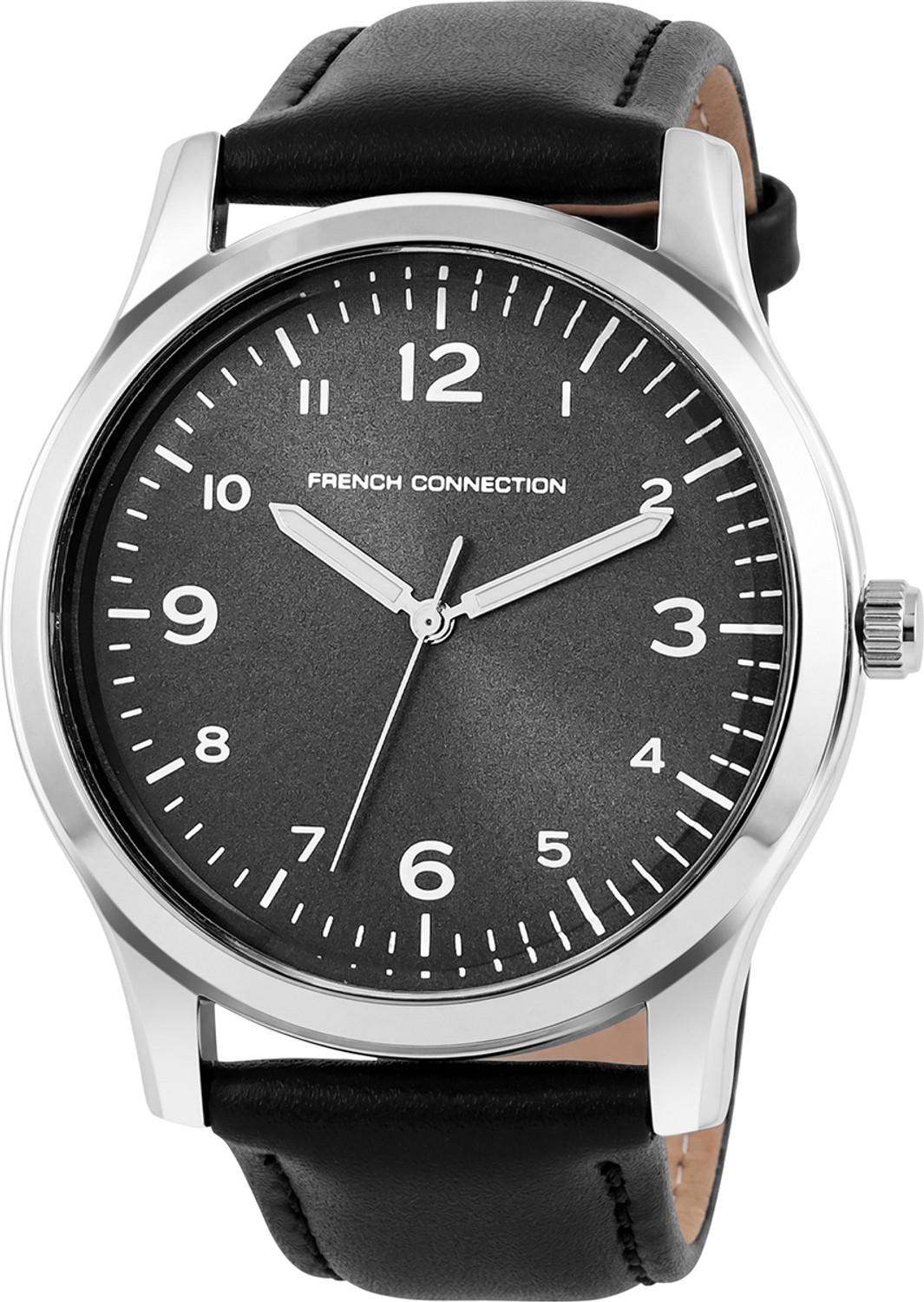 Image of French Connection Men's Round Black Dial Analog Watch Analog Watch - For Men