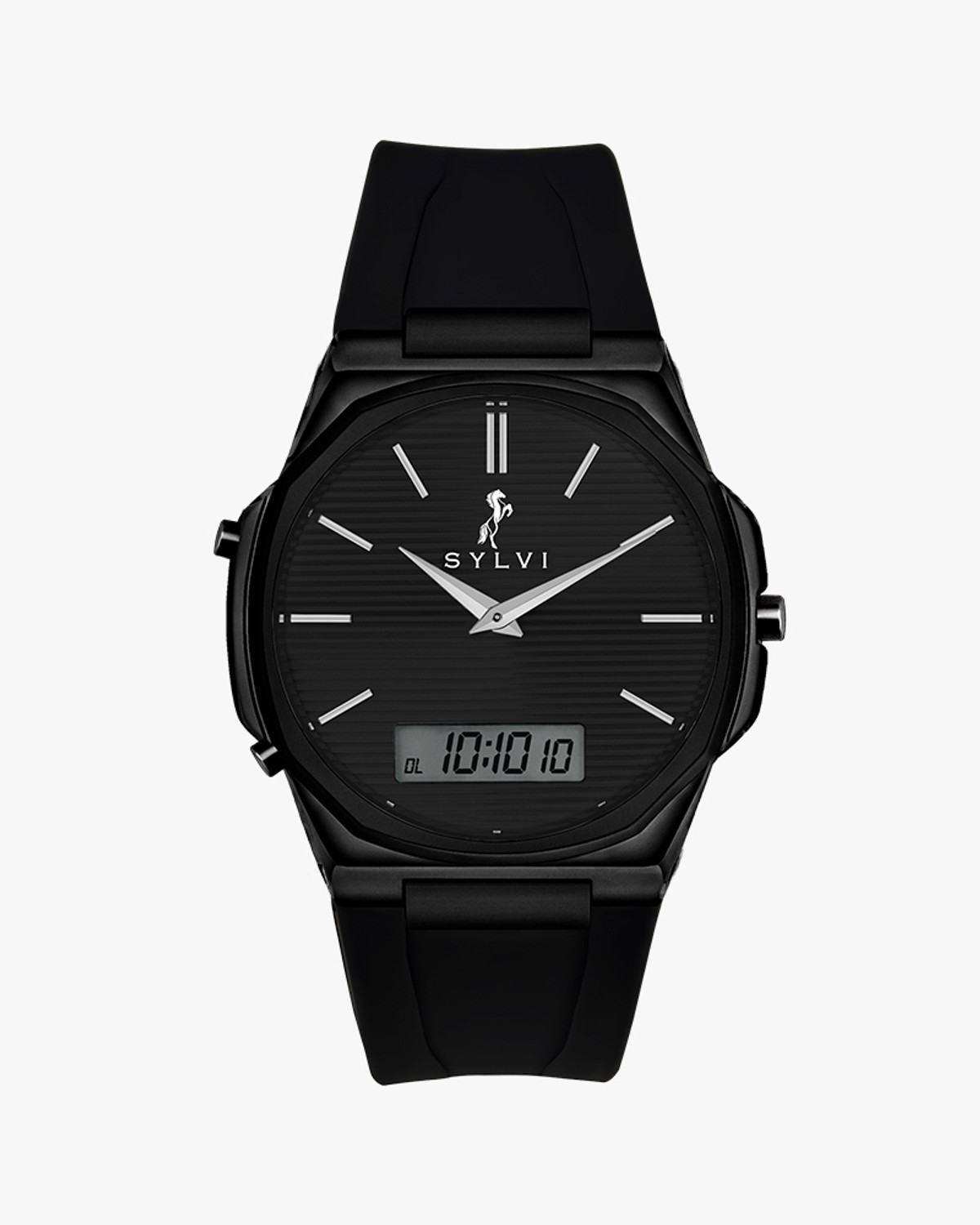 Image of Sylvi Blade Dual Time Analog-Digital Watch - For Men