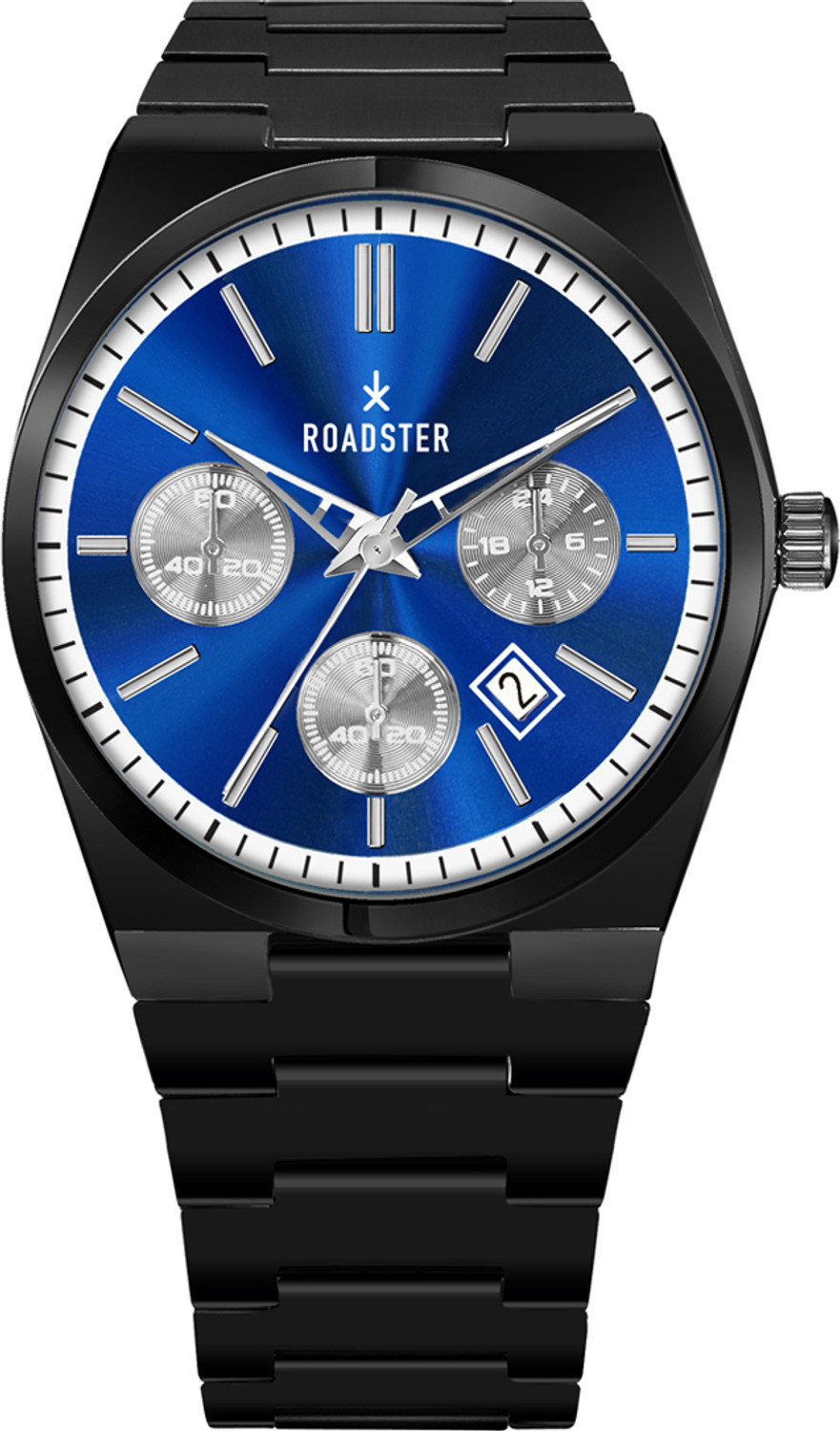 Image of Roadster RDSTR-9502 Roadster Original Black Plated Scratch Resistant Chrono Date Watch For MensBoys Analog Watch - For Men