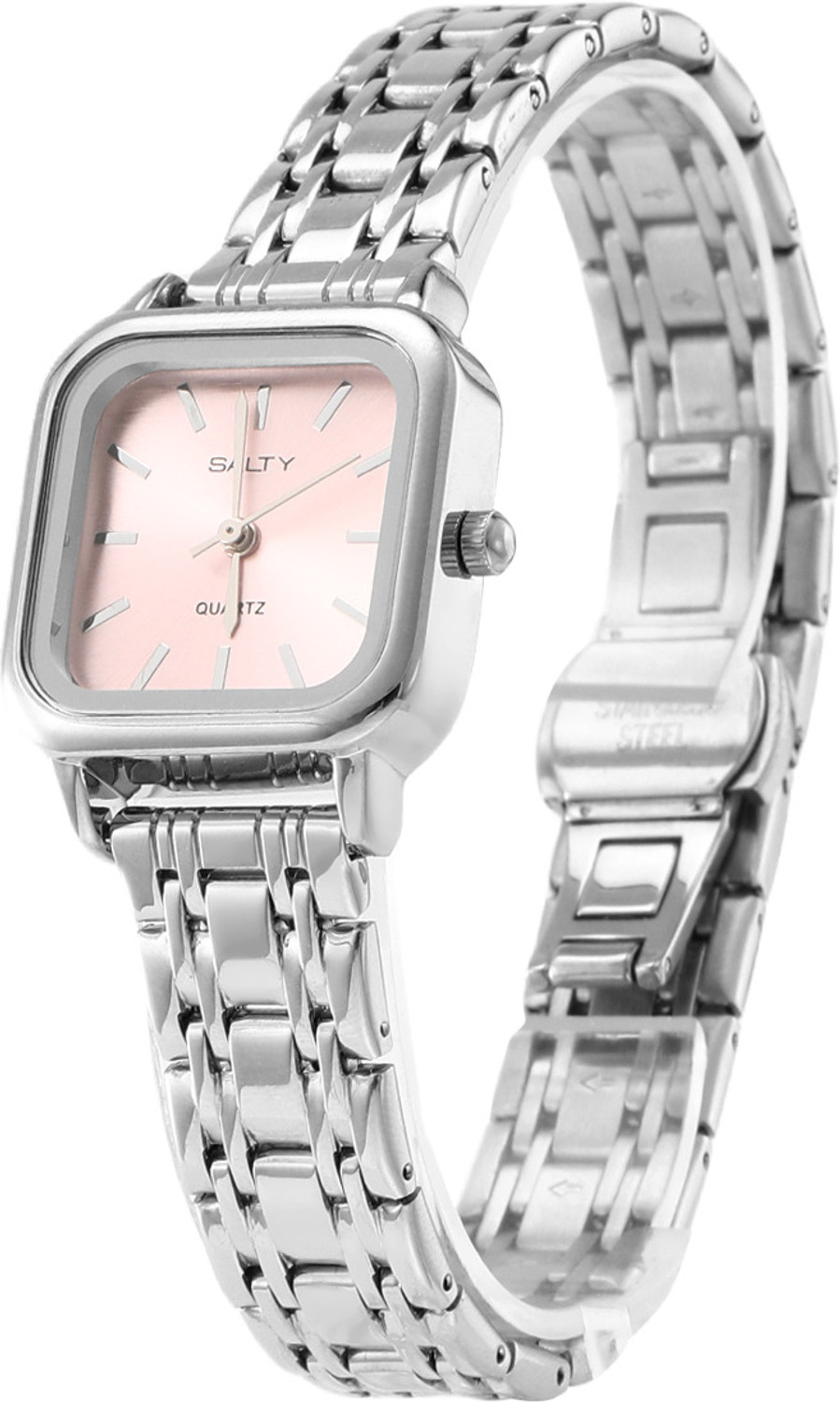 Image of Salty Peach Dial Blush Water Resistant Watch Analog Watch - For Women