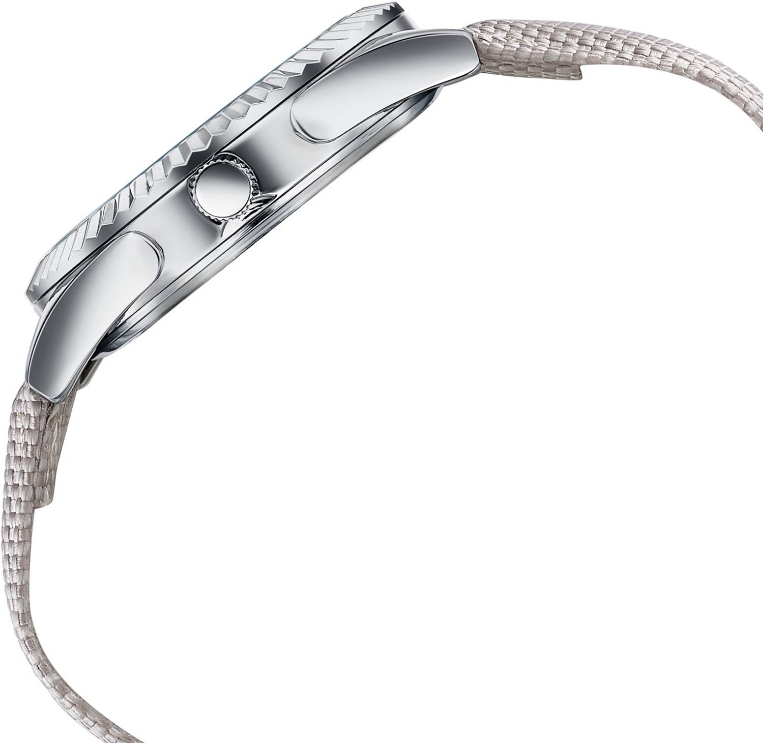 SONATA Poze 7 Sonata Poze 7 White Dial Grey Leather Strap Strap