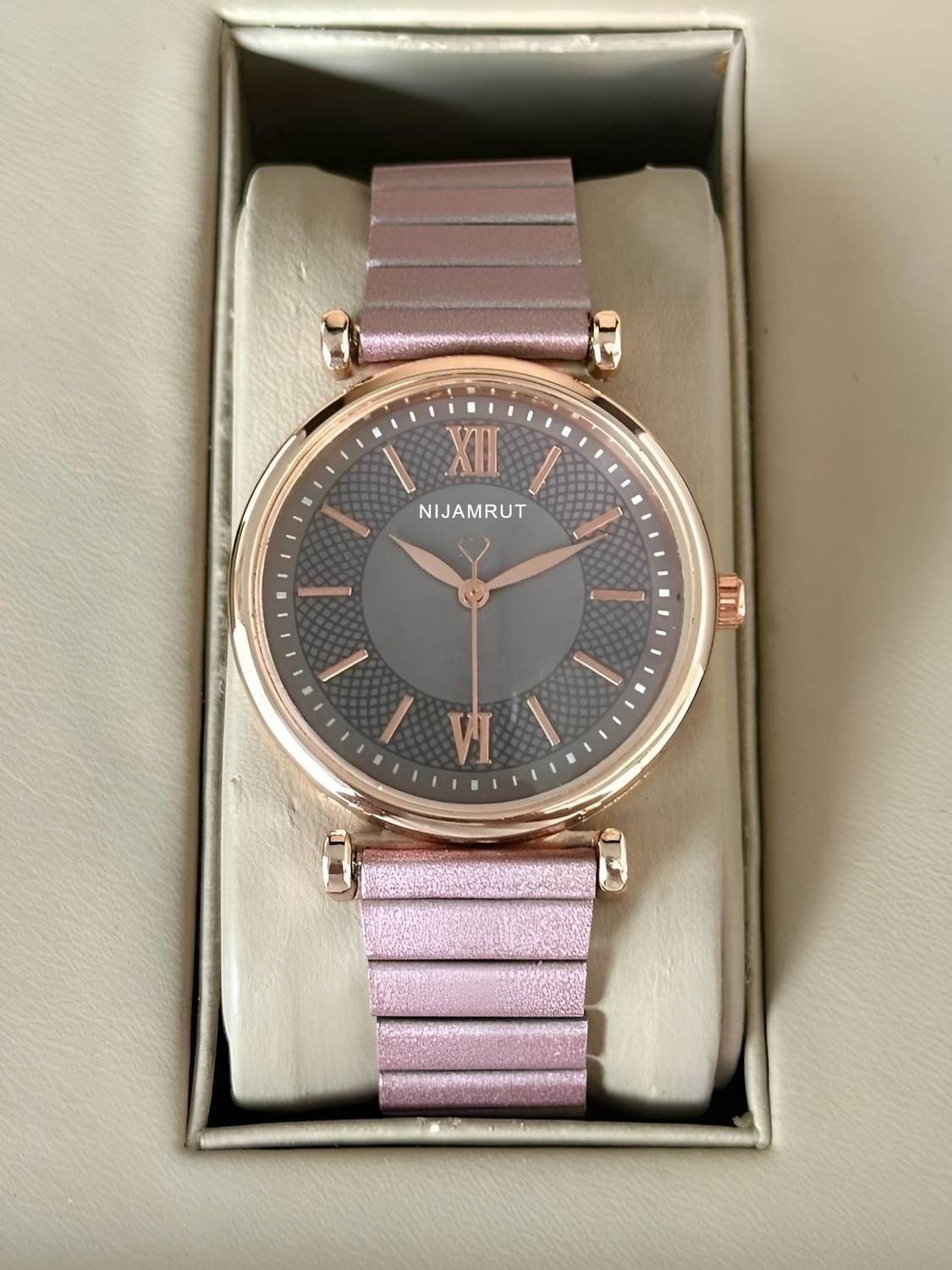 NIJAMRUT DRW38- PEACH 1 Women Watch Orange - Image 5