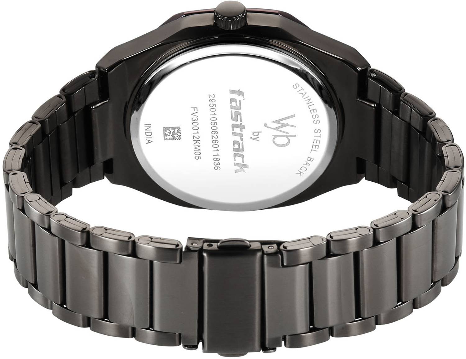 Fastrack Vyb Limitless Purple Dial Gun Alloy Watch - Image 5