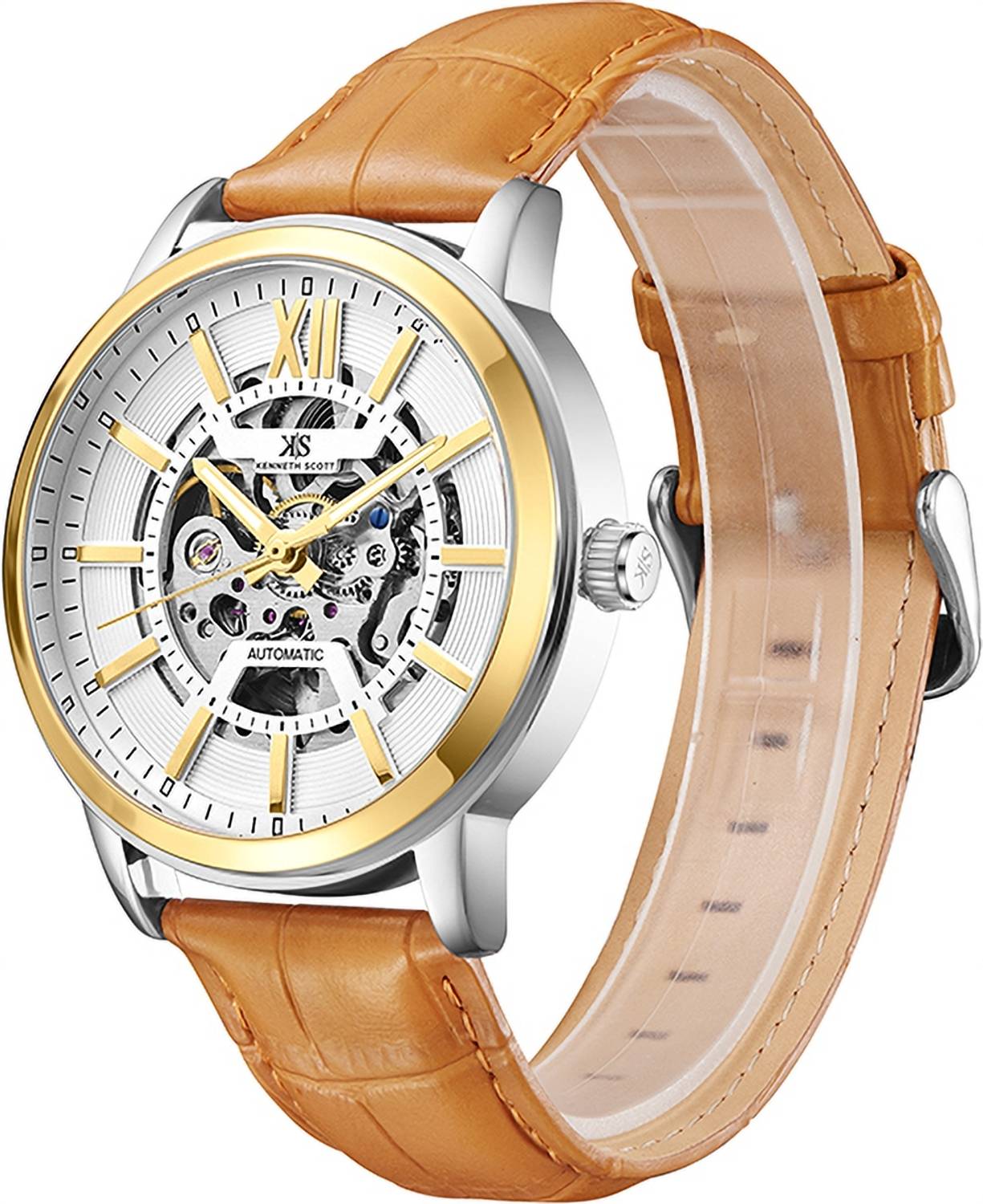 Kenneth Scott K24323-TLFW Automatic Analog Watch for Men - Image 3