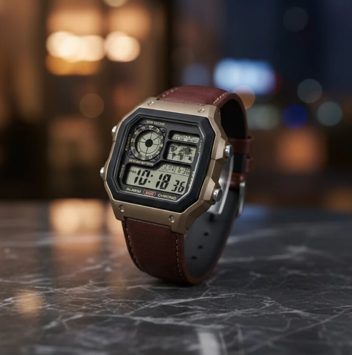 Image of Gasioc Dual Time Digital Watch - For Men & Women DIGITAL-WATCH-01