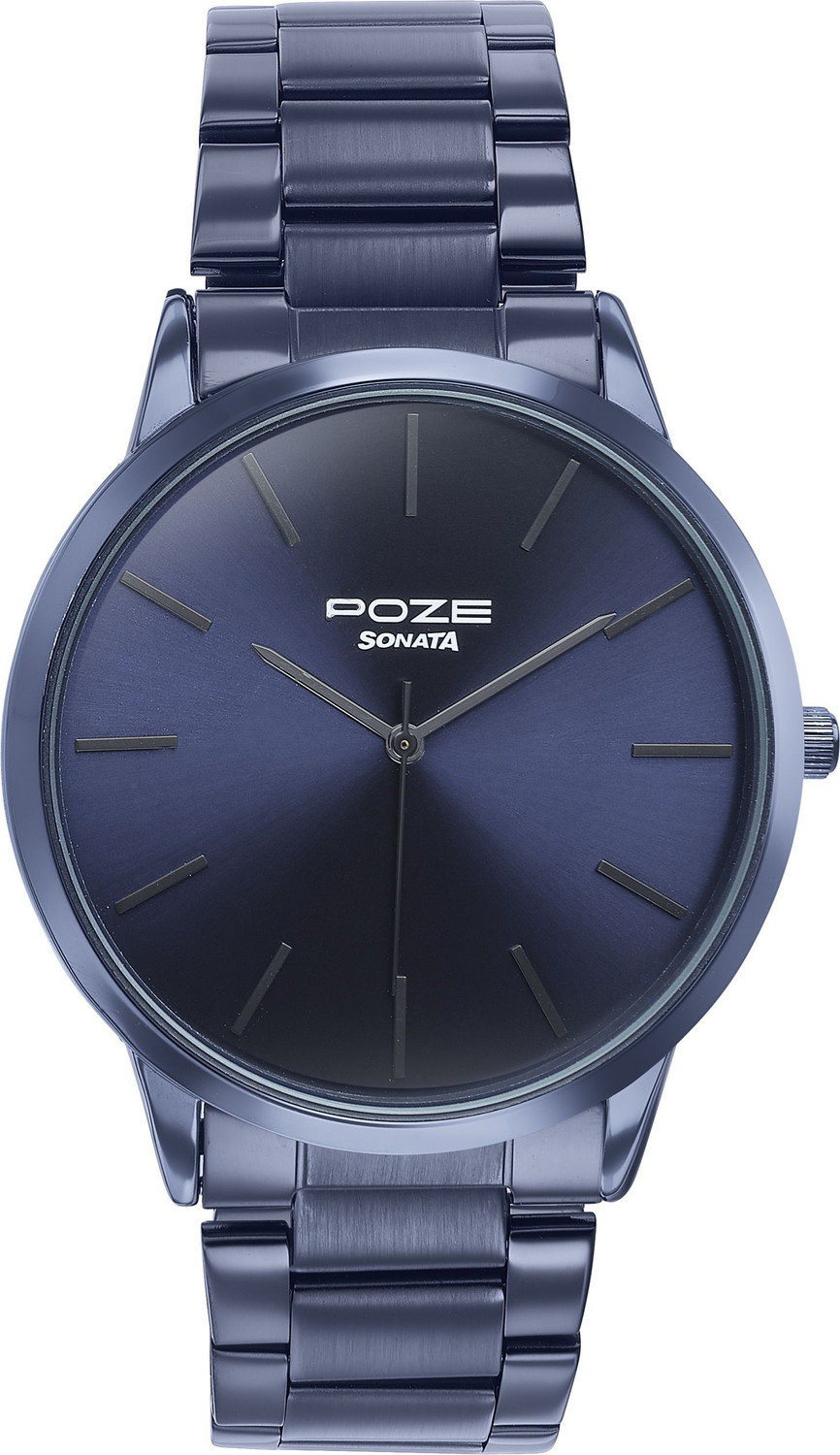 Image of SONATA Poze - Metal Analog Watch - For Men