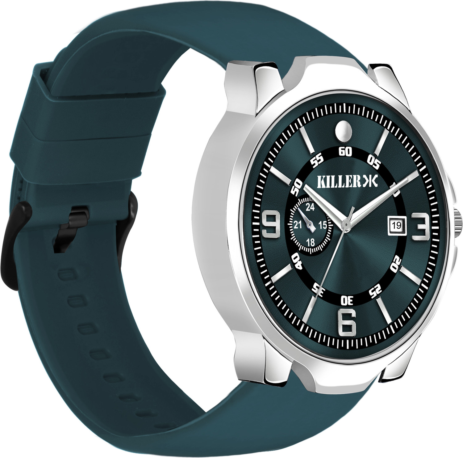 Image of KILLER Minimalist Series | Working Date Display | Smart Watch Strap | Soft Silicone Analog Watch - For Men