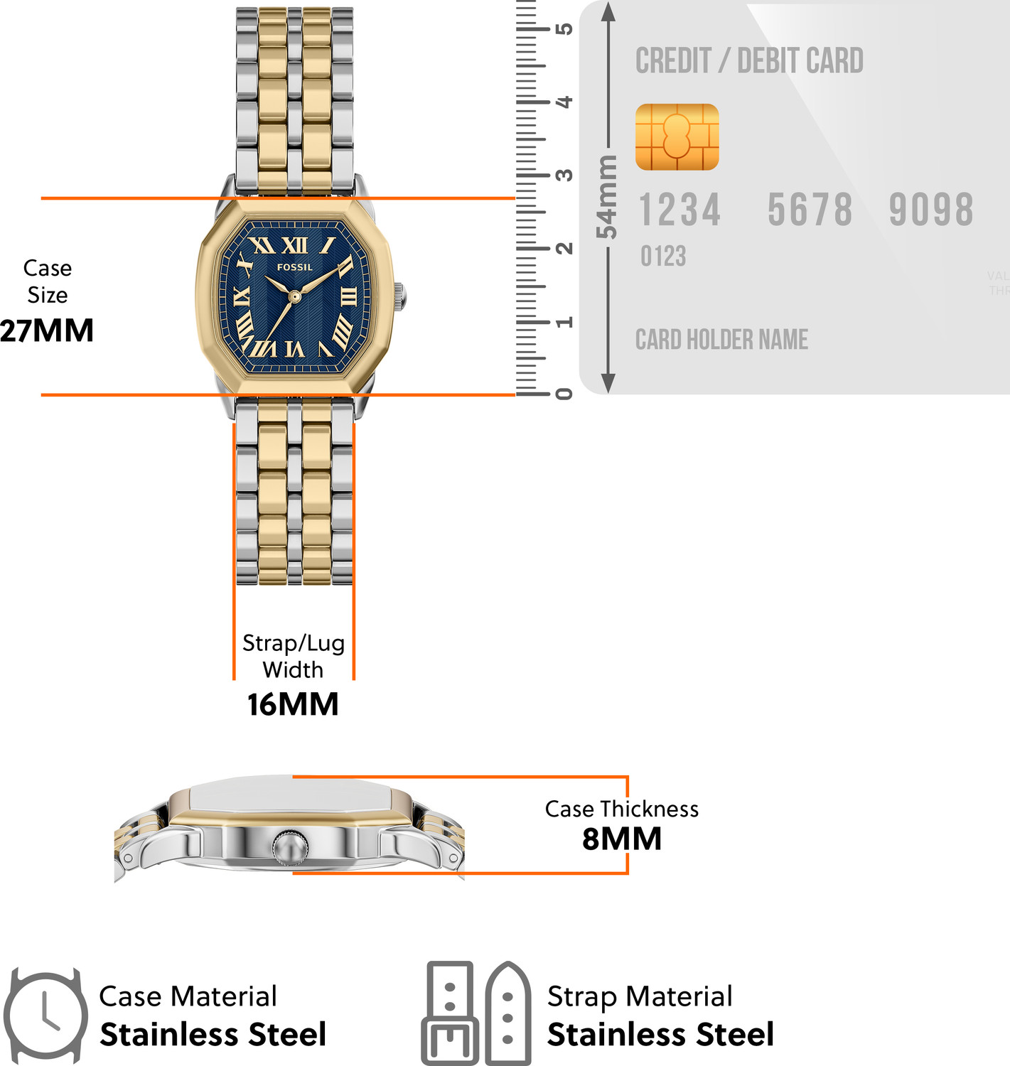Image of FOSSIL Harlow Harlow Analog Watch - For Women