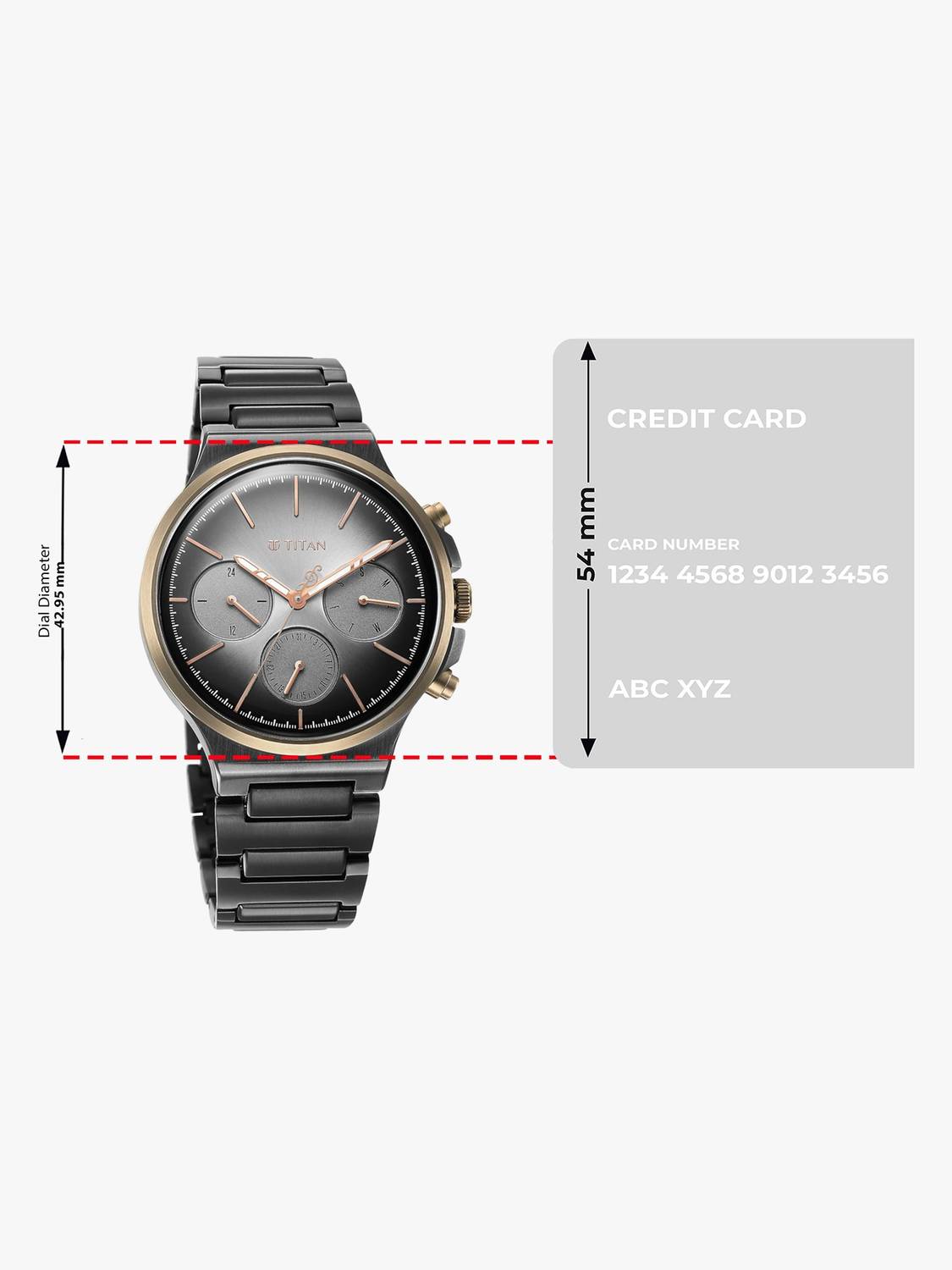 Titan 1883Km01-Dm761 Quartet Analog Watch - Men - Image 4