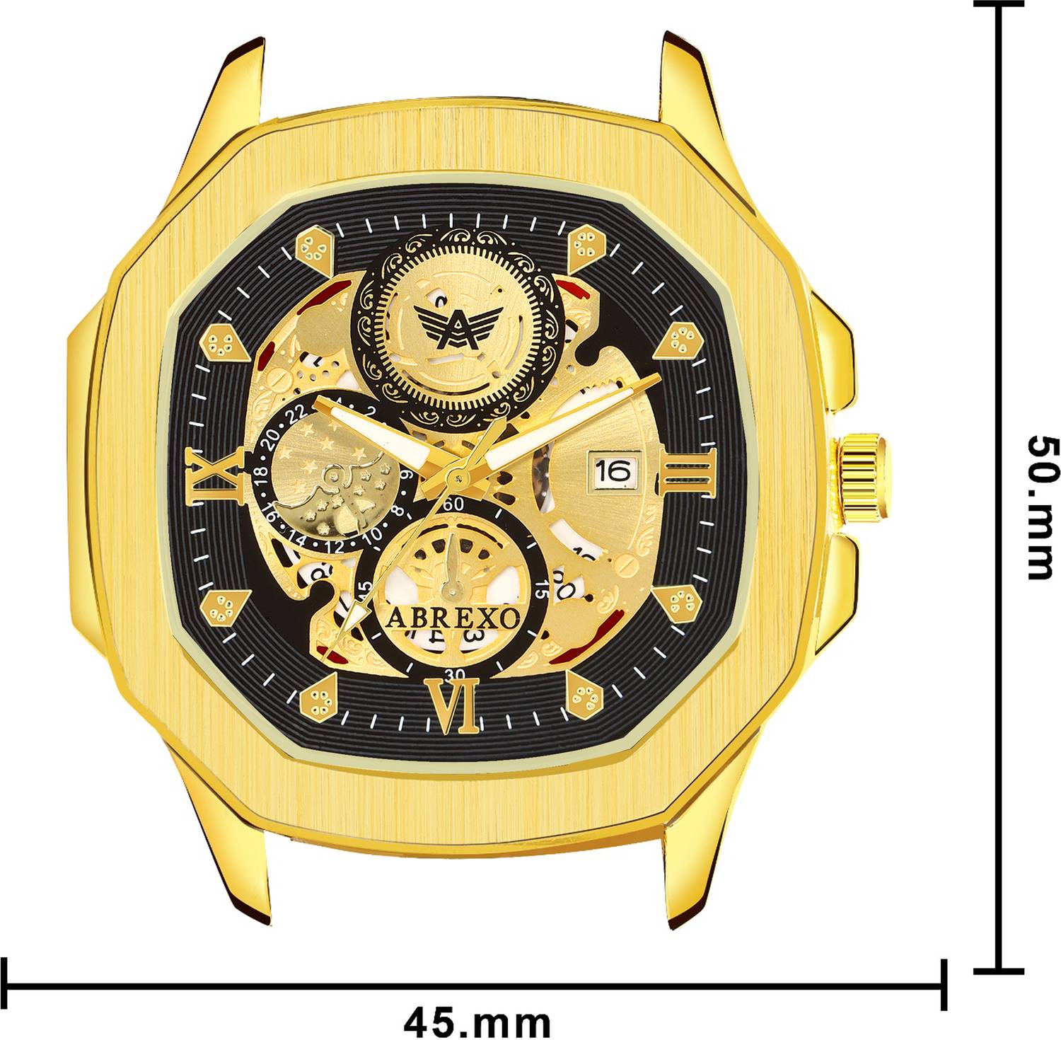 ABREXO GODFATHER Gold Dial Men's Watch - Image 3