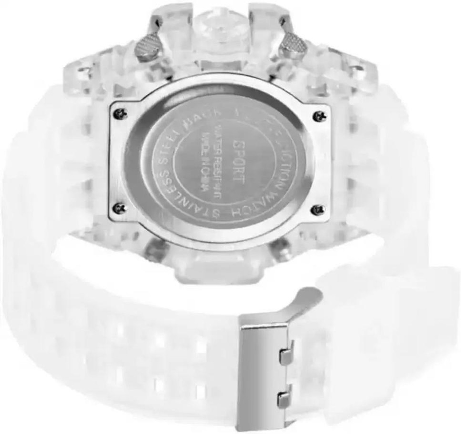 Image of MKHUB Transparent Sport | Men's Shockproof |Multi-Functional Automatic 5 Color Digital Watch - For Boys Transparent Sport Digital Watches
