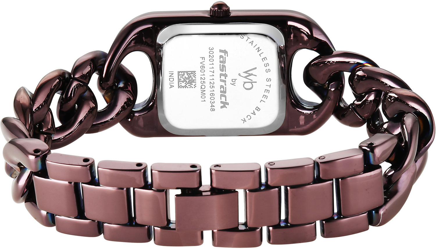 Image of Fastrack Vyb Prodigy Fastrack Vyb Prodigy Quartz Brown Dial Chocolate Brown Strap Analog Watch - For Women