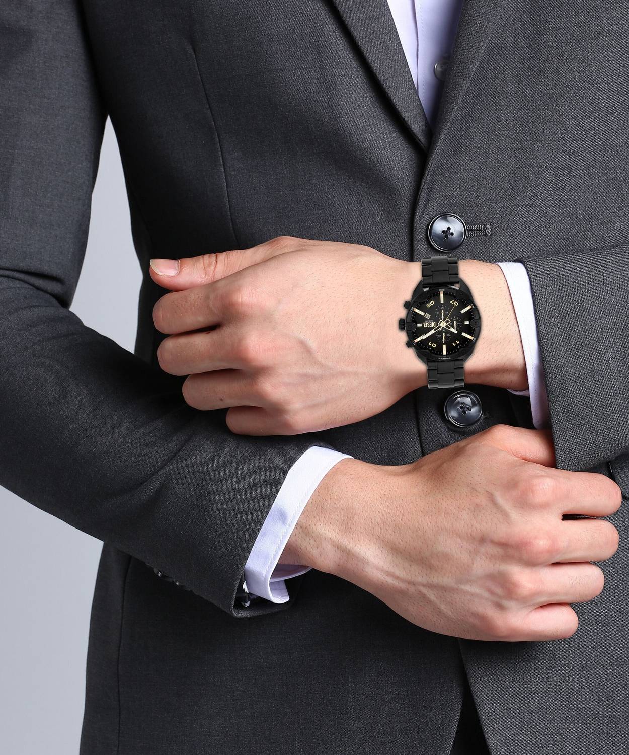 DIESEL Spiked Spiked Analog Watch - For Men - Buy DIESEL Spiked 