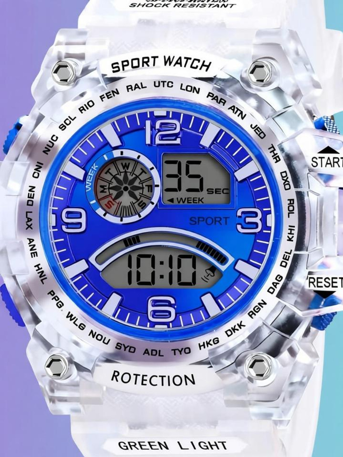 Image of ShopGlobal F-TM523 Digital Watch - For Men