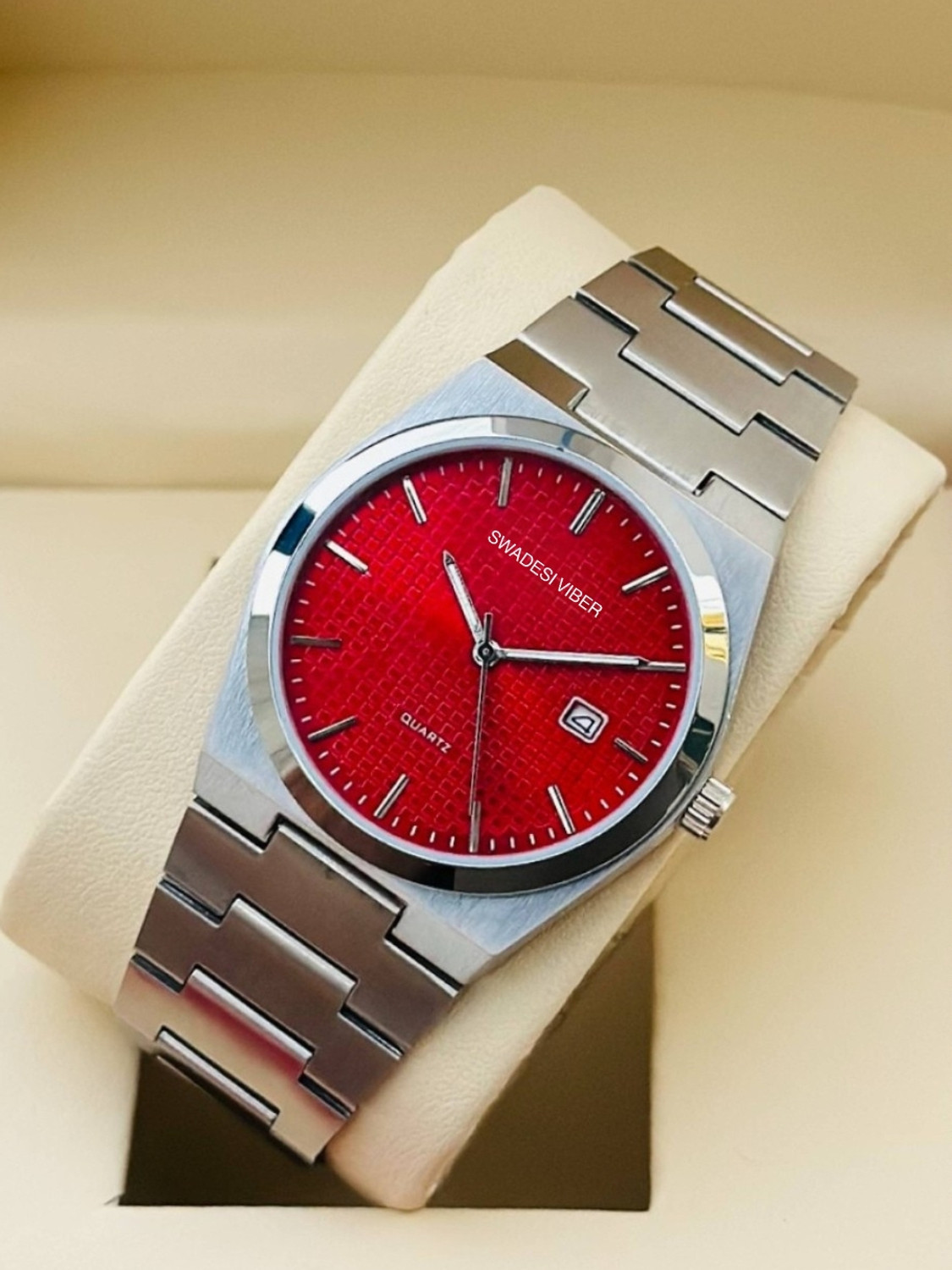 Image of SWADESI VIBER SV216 Swadesi Viber Elite Stainless Collection Analog Watch - For Men