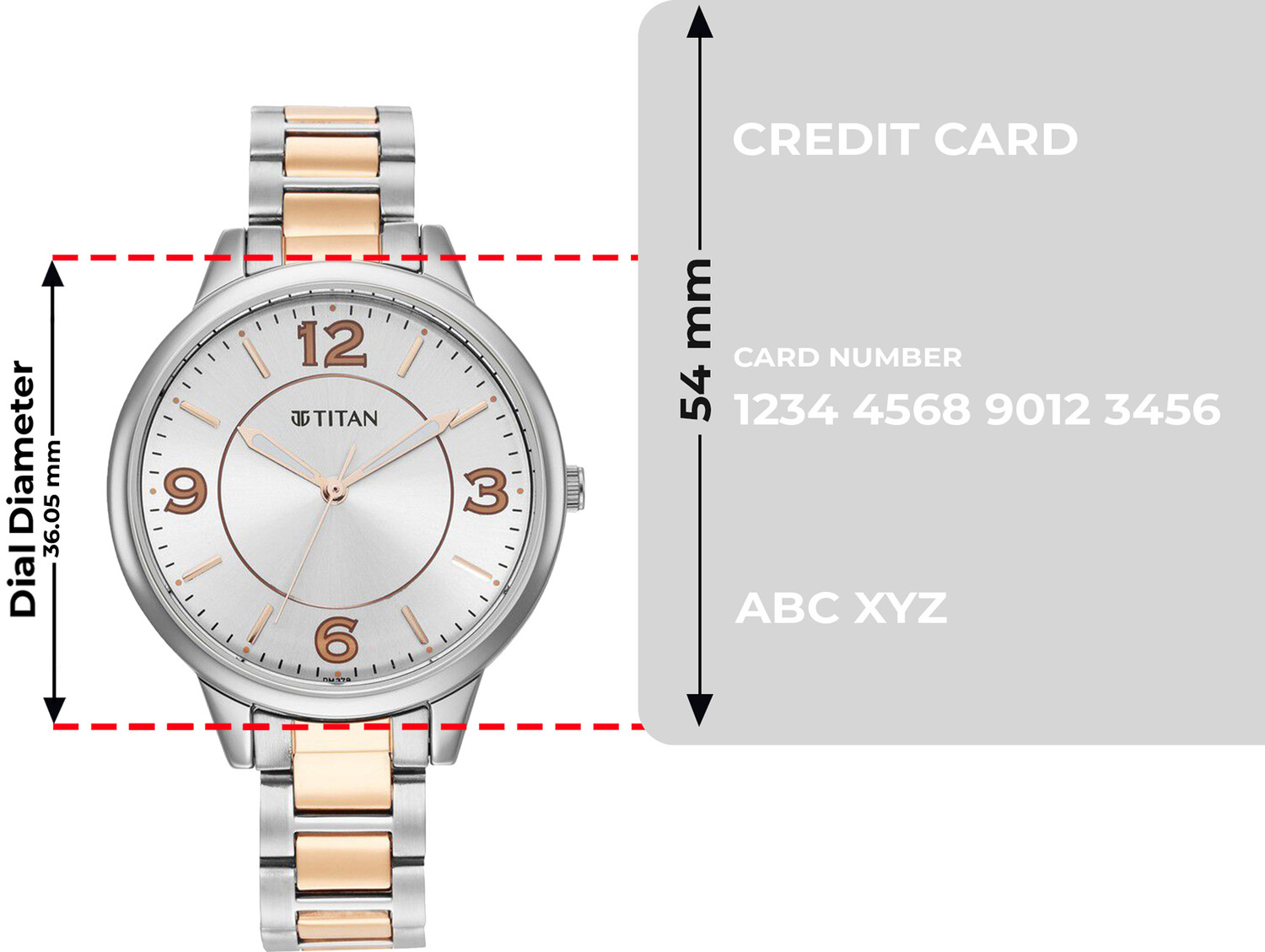 Image of Titan 2617KM01-DM379-IBD BOP 2617KM01-DM379-IBD BOP Analog Watch - For Women