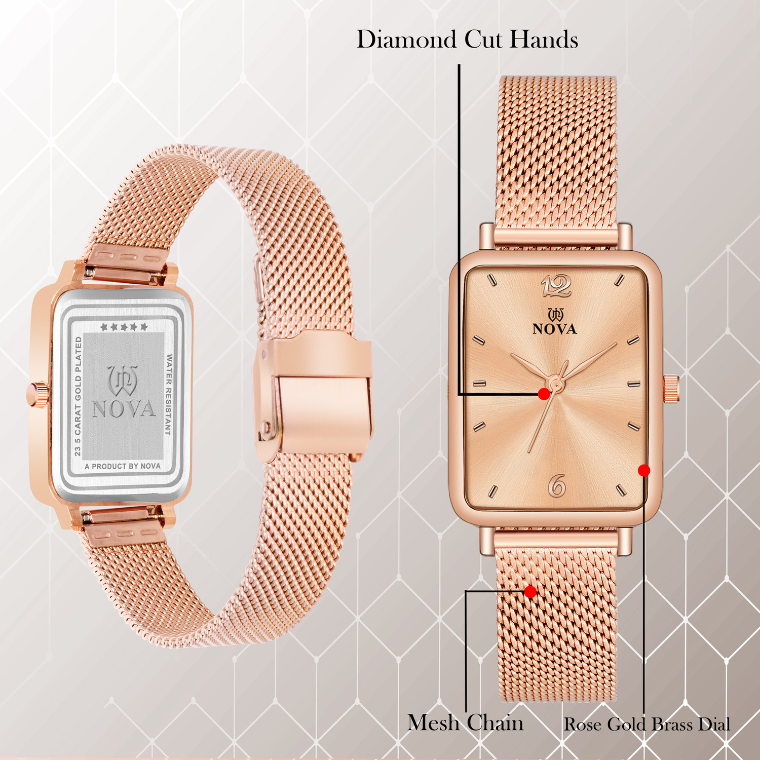 Image of NOVA Luxe Premium Range Analog Watch - For Women