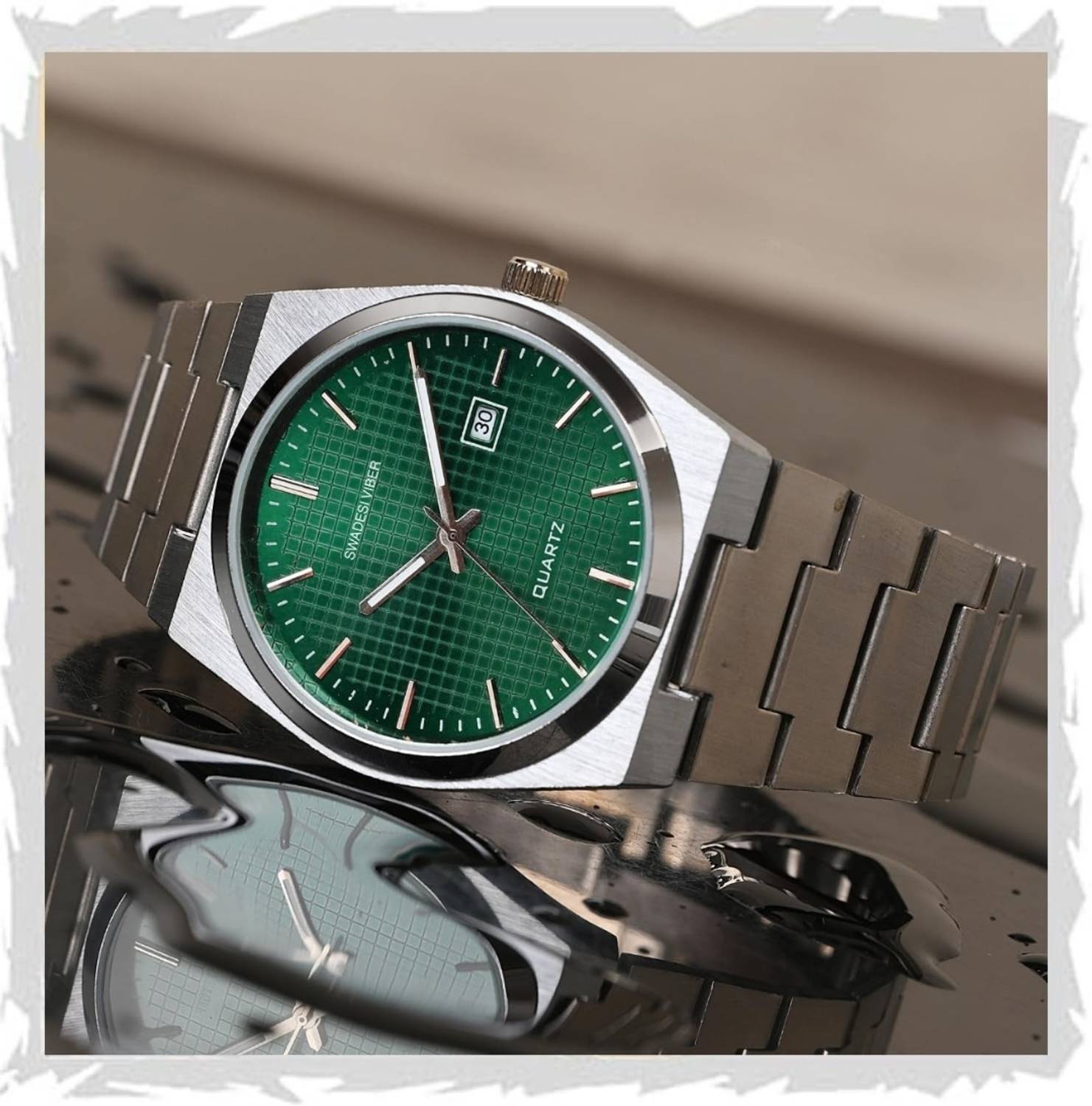 SWADESI VIBER SV216 Elite Stainless Analog Watch - Men - Image 1