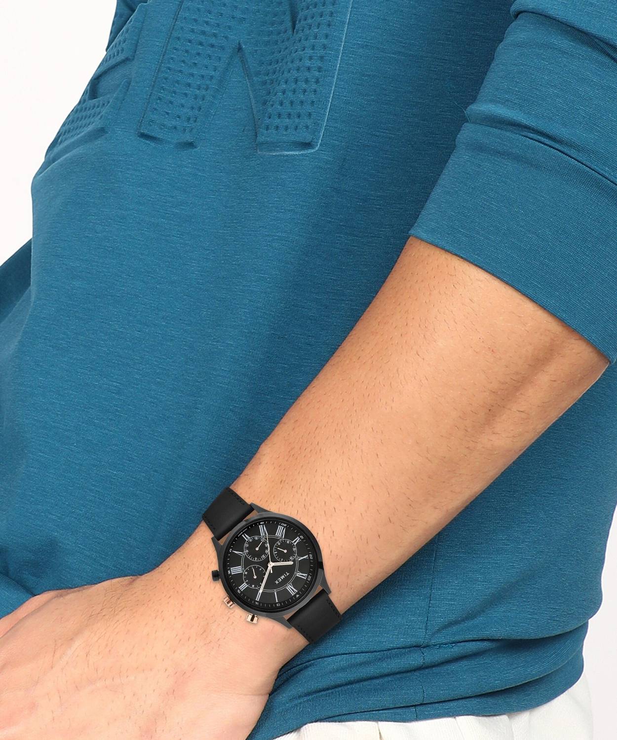 TIMEX Multi Function Black Dial Analog Watch - Image 4