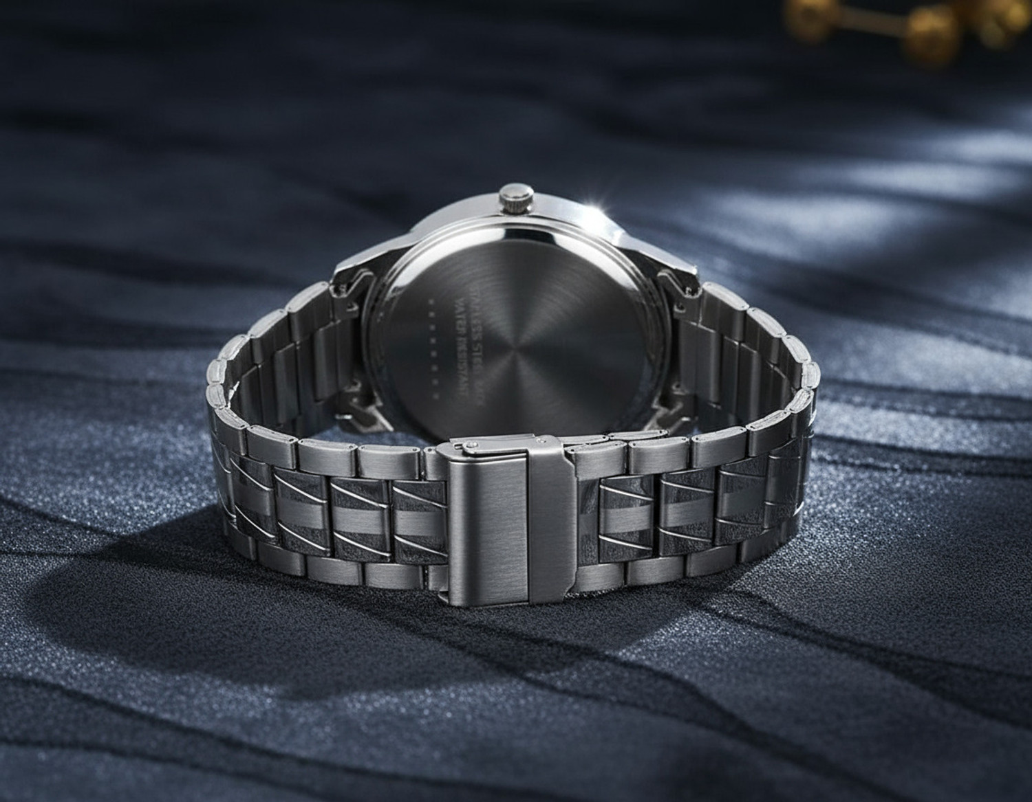 Image of homt Silver Dial Stainless Steel Strap Silver Dial Stainless Steel Strap Analog Watch - For Men
