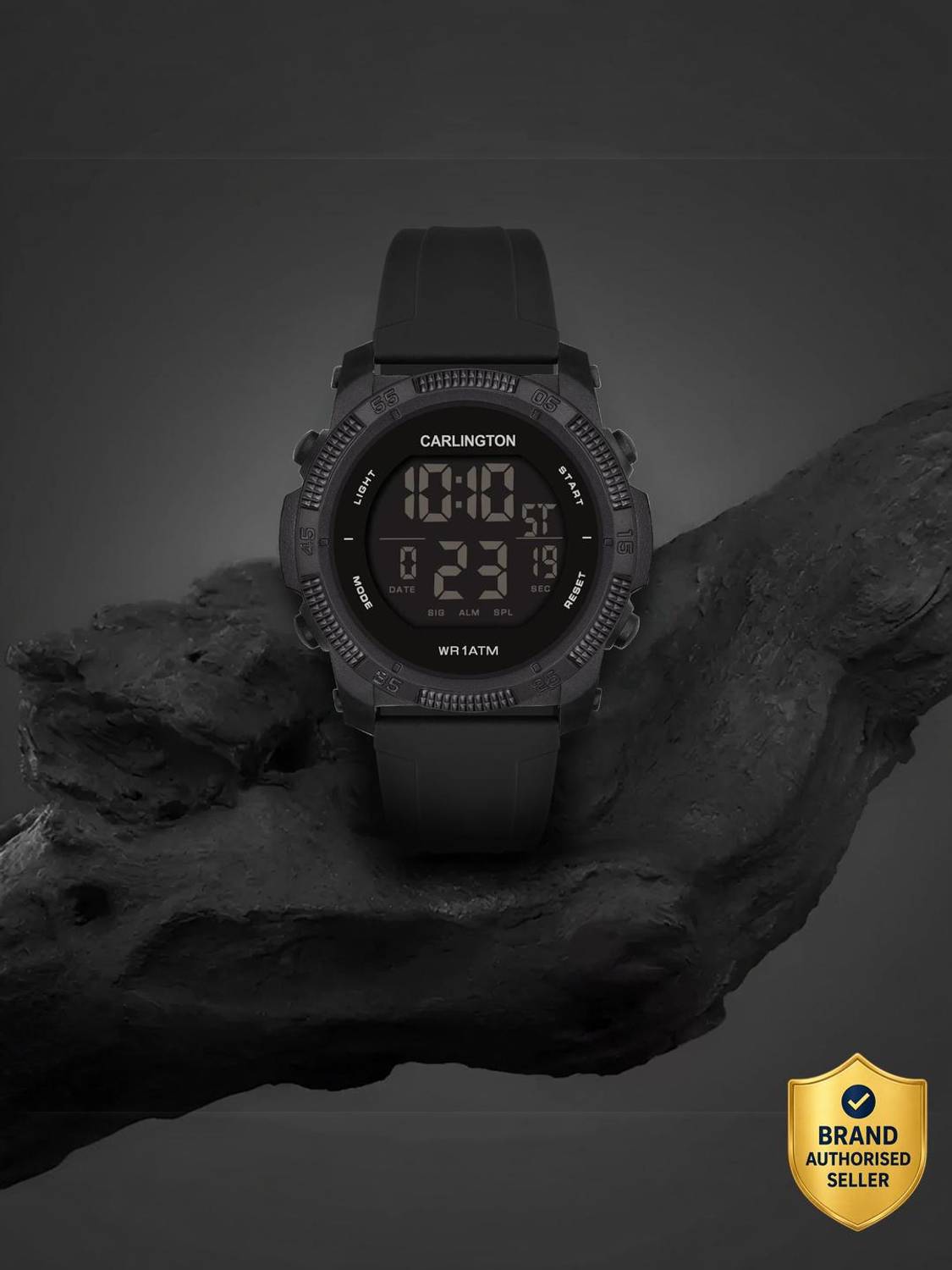 Carlington CT 9133 Black Endurance Digital Watch - Men - Image 1