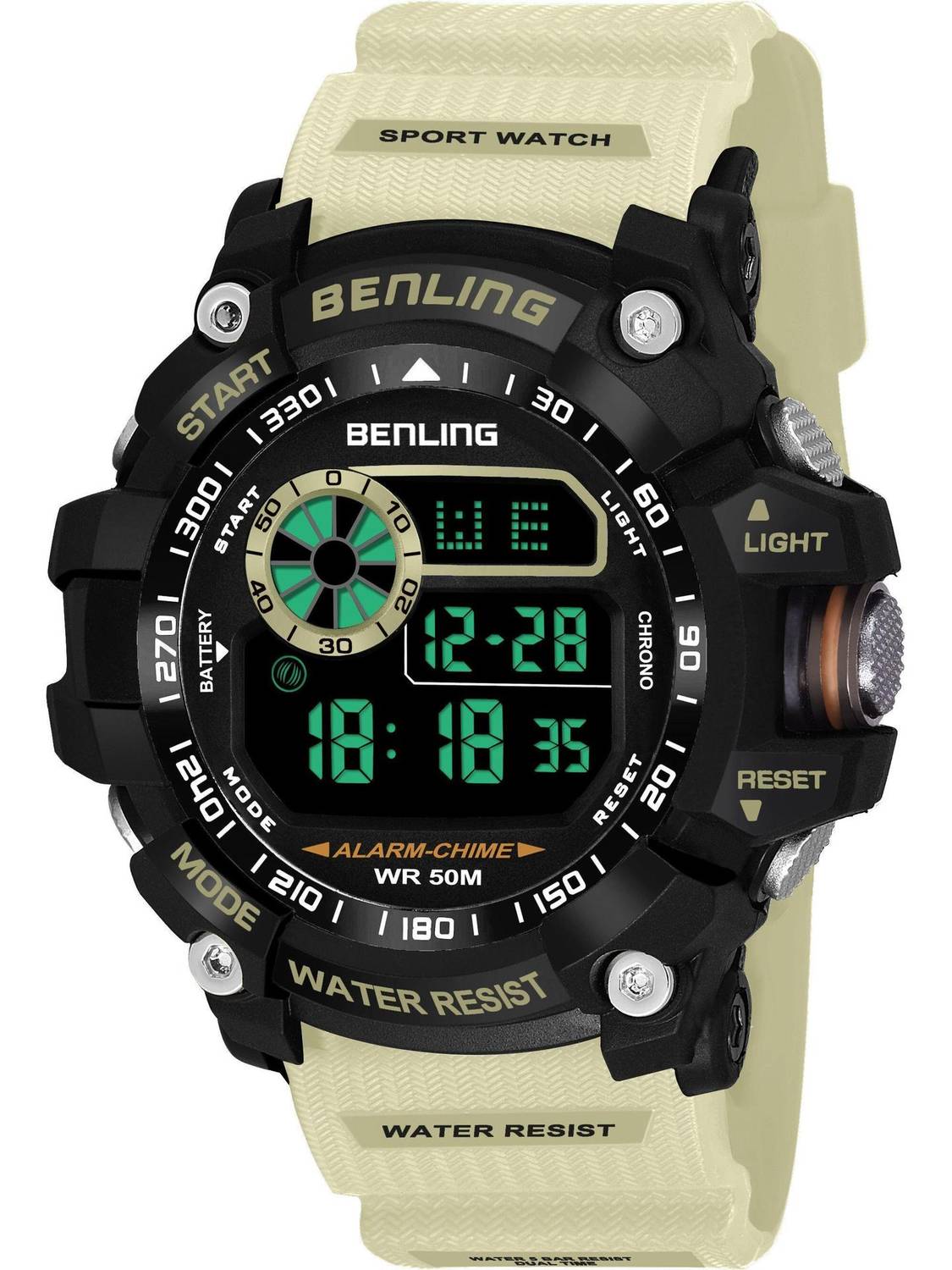 Benling Multifunctional LED Digital Watch Benling Digital Watch LED Light | Stopwatch | Alarm | Calendar Digital Watch  - For Men