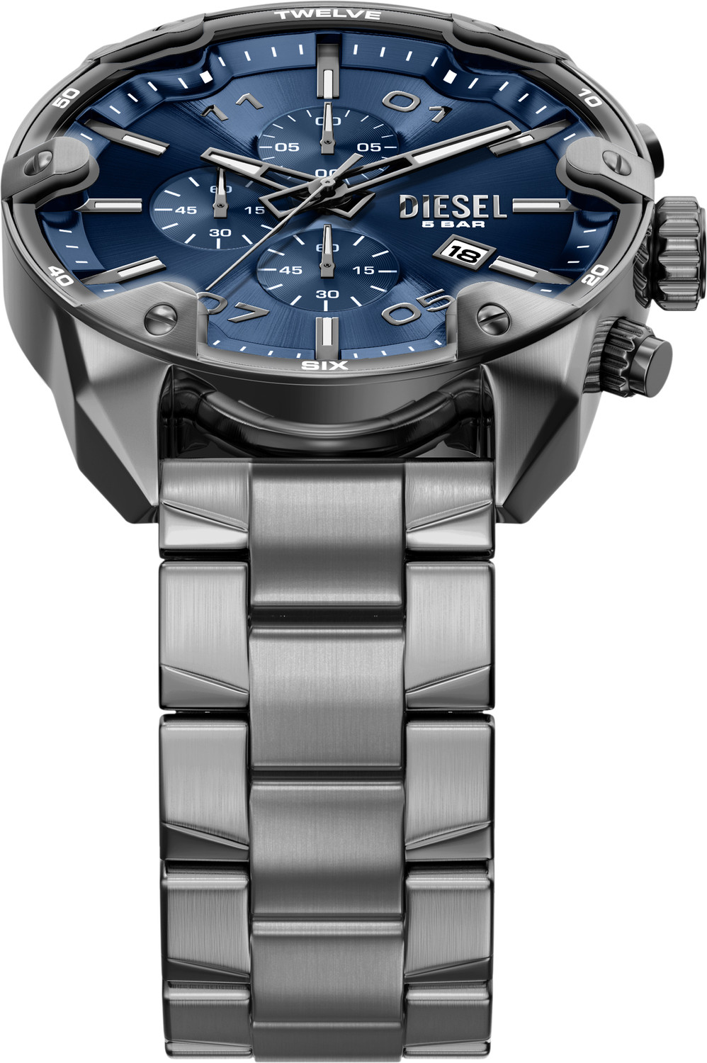 Image of DIESEL Spiked Analog Watch - For Men DZ4724