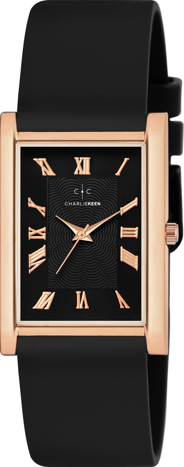 CHARLIEKEEN Rose Gold Square Dial Watch - Image 4