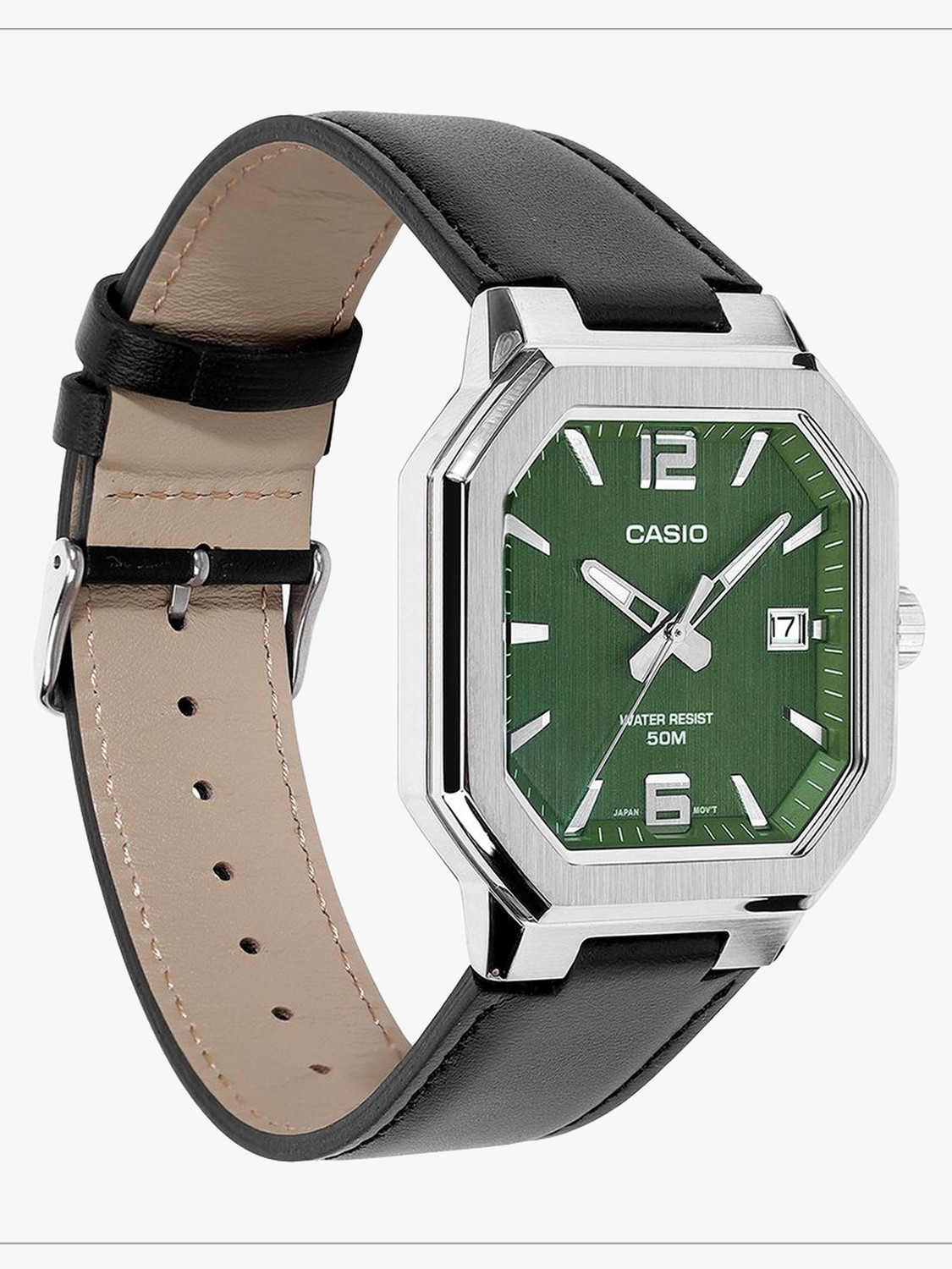 Image of CASIO MTP-B195L-3AVDF CASIO-MENS-METAL Analog Watch - For Men