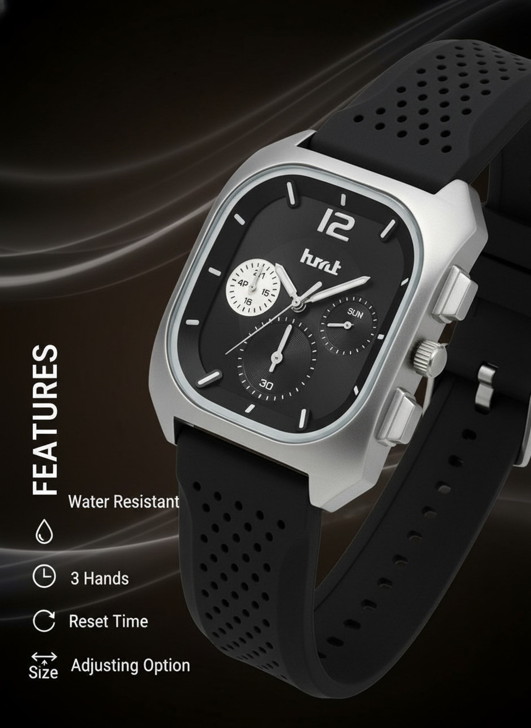 Image of hmt QUARTZ Exclusive Black Dial Water Resistance Classic Premium Analog Watch For Boy Analog Watch - For Men