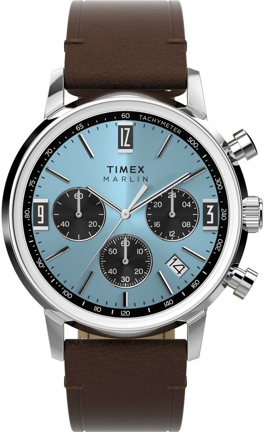 Image of TIMEX TW2Y66600UJ Round 40mm Blue Dial Analog Watch - For Men