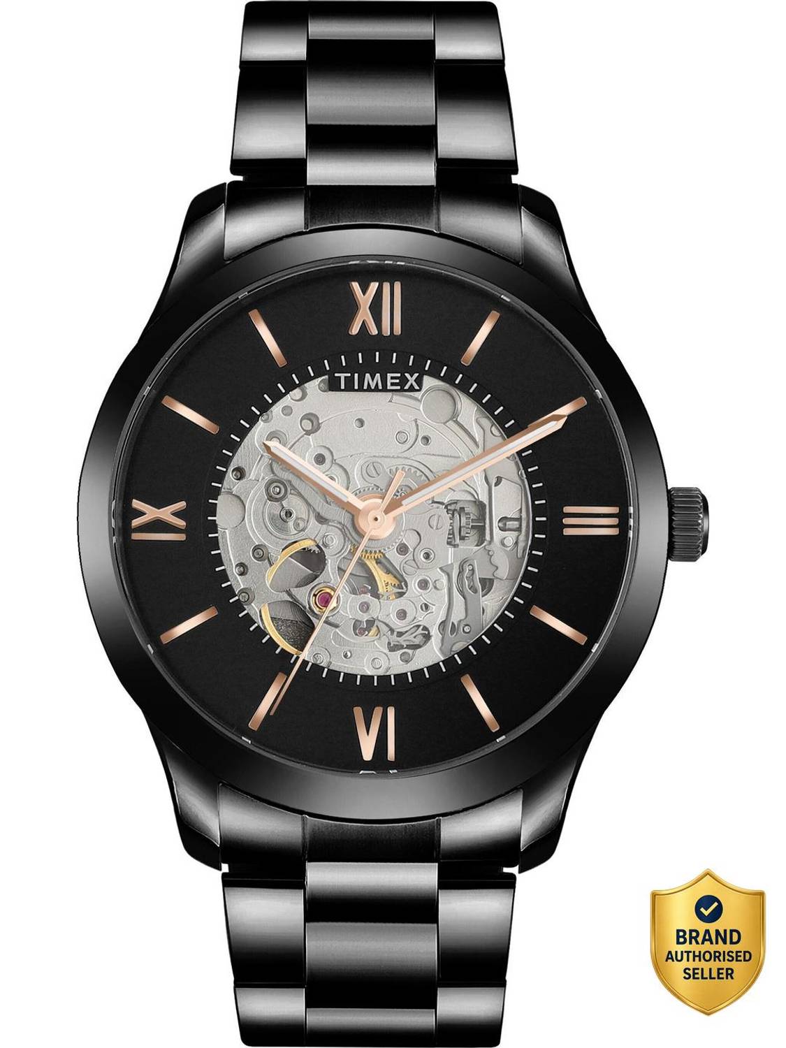 TIMEX Automatic Black Dial Analog Watch - Men