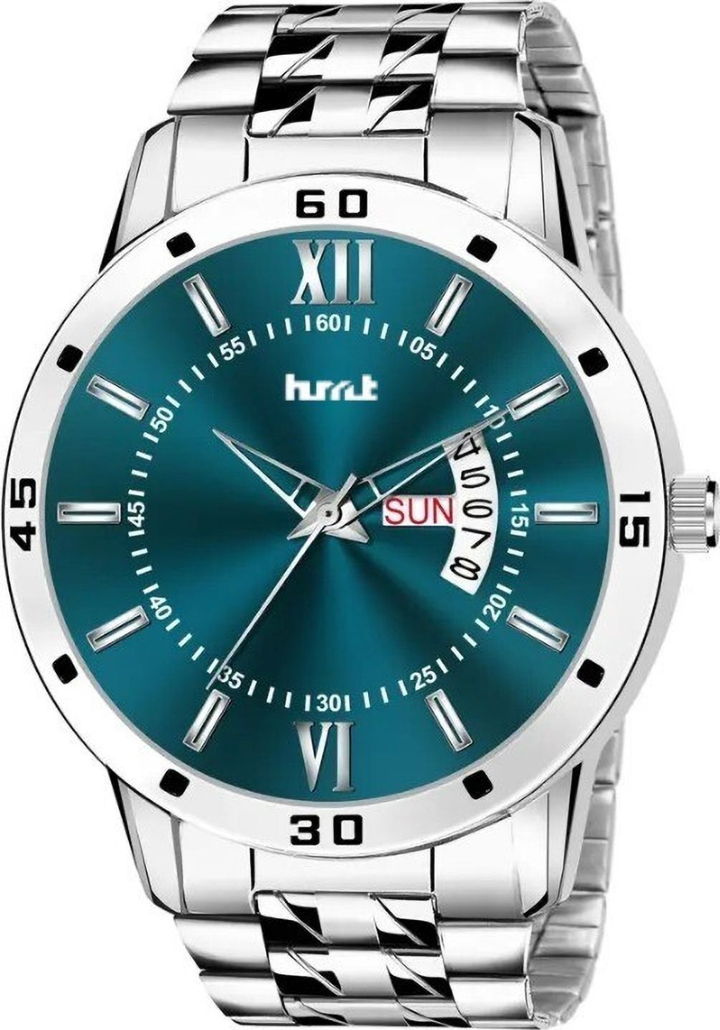 Image of hmt QUARTZ Exclusive Premium Plated Dial Chain Day & Date Functioning Analog Watch - For Men