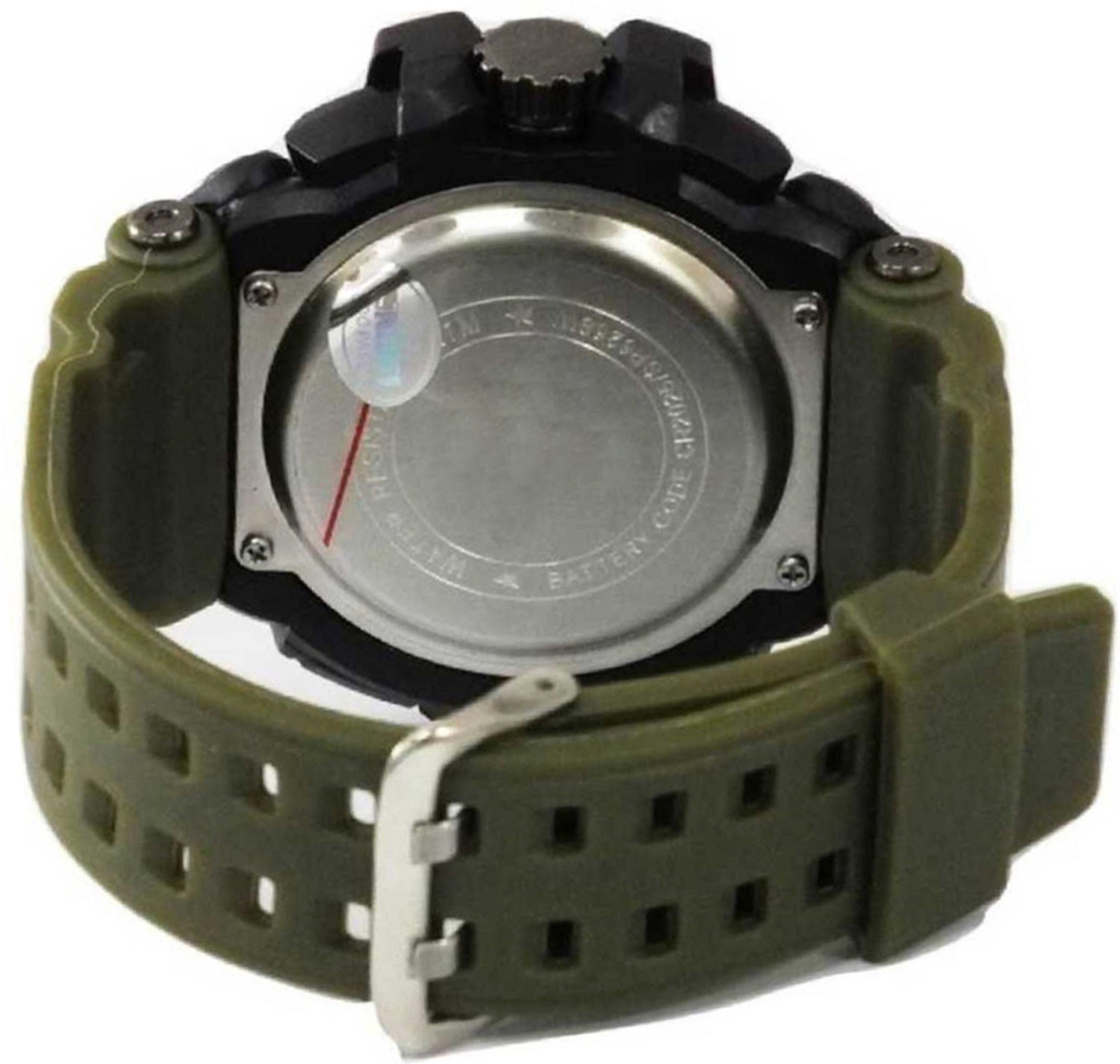 Image of Harbor A boys' favorite timepiece with a sturdy green PU strap Analog-Digital Watch - For Boys