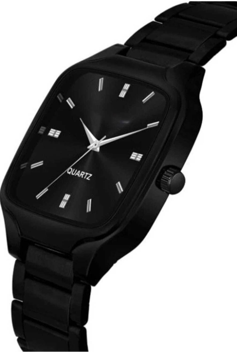Fanish fashion Obsidian Black Series All Black Metal Chain Square