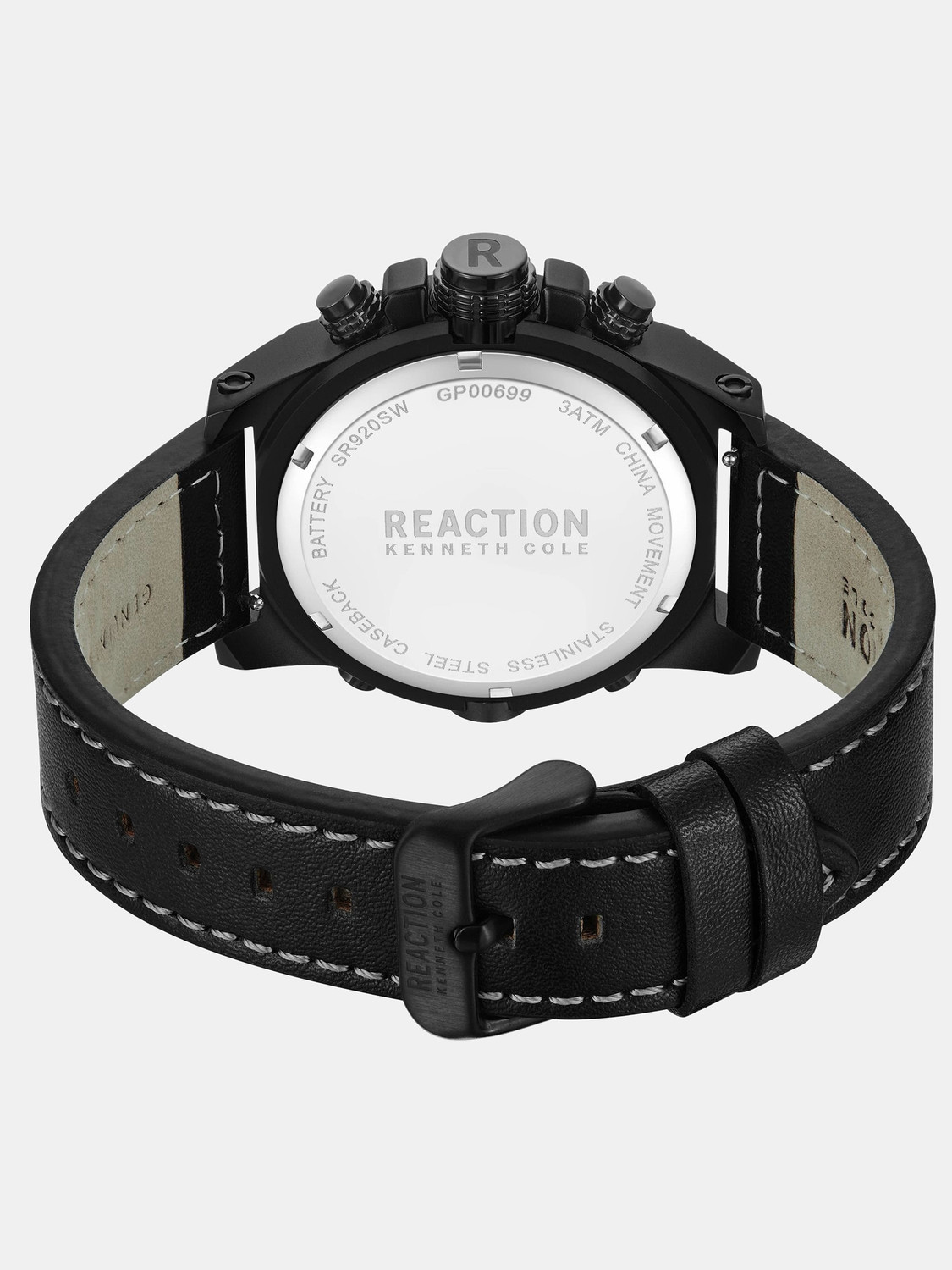 Image of Kenneth Cole Reaction New Collection Black Round Dial | Digi-Analog Watch for Men's | KRWGP0069903 Analog-Digital Watch - For Men