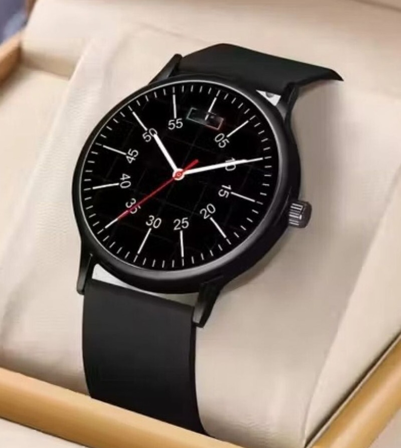 Image of HC HARMI CREATIVE HRMC-HC08 Grey HC23 Black Men's Wrist Watch with Silicone Strap Round Dial Casual Fashion Watch Analog Watch - For Men
