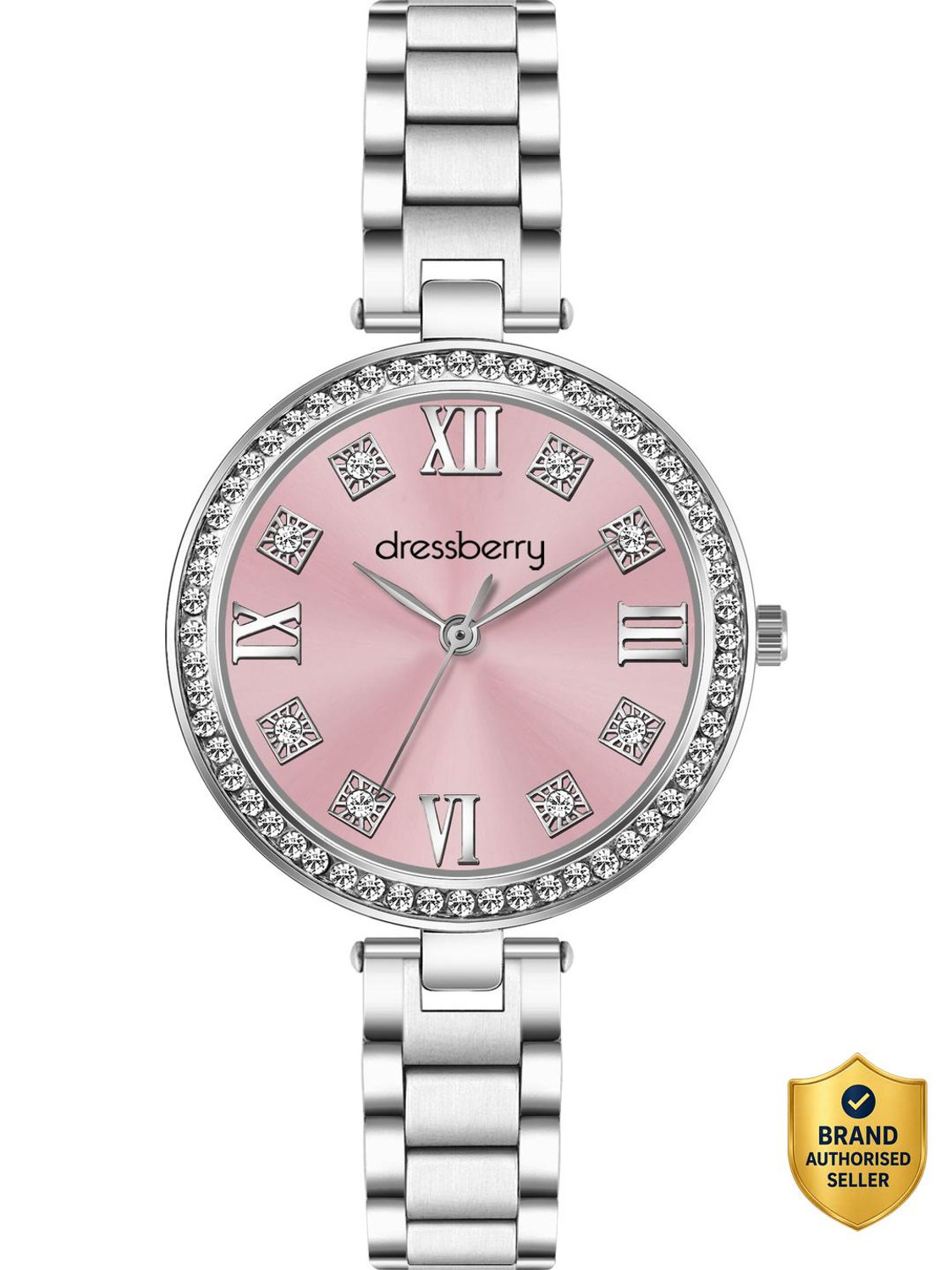 Image of Dressberry DB-037-Pink Stylish Analog Watch - For Women