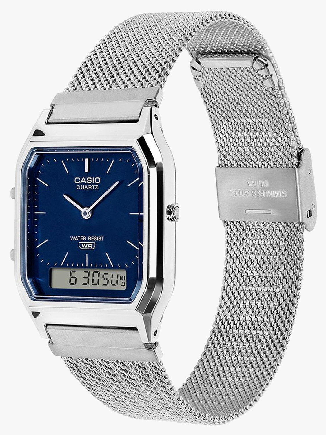 Image of CASIO AQ-230EM-2ADF VINTAGE-OTHERS Analog-Digital Watch - For Men & Women