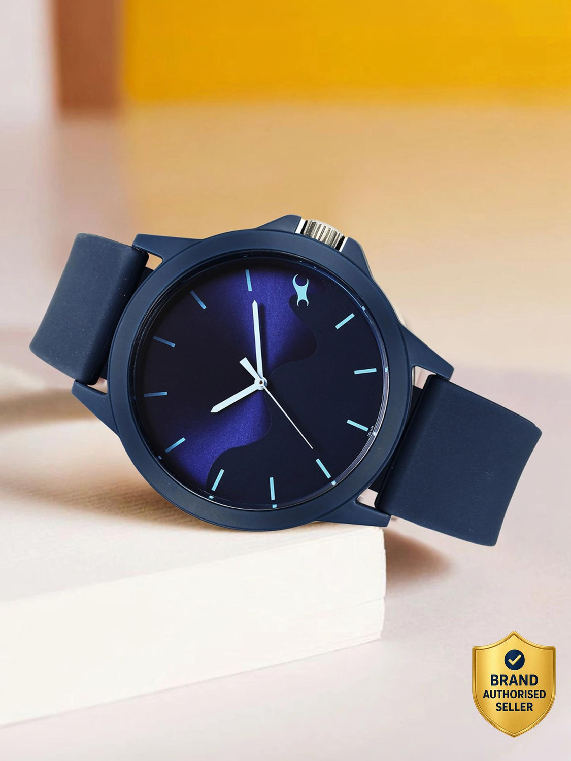 Image of Fastrack Fastrack Tees Midnight Blue Dial Blue Silicone Strap Analog Watch - For Men & Women