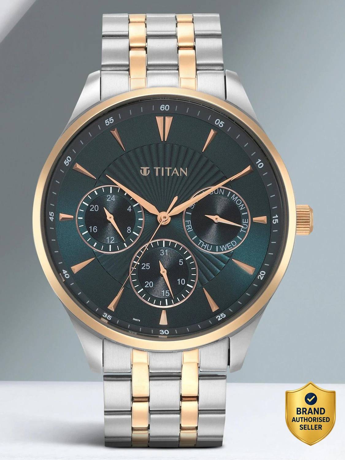 Titan Opulent Lii Two-Toned SS Strap Analog Watch - Men - Image 1