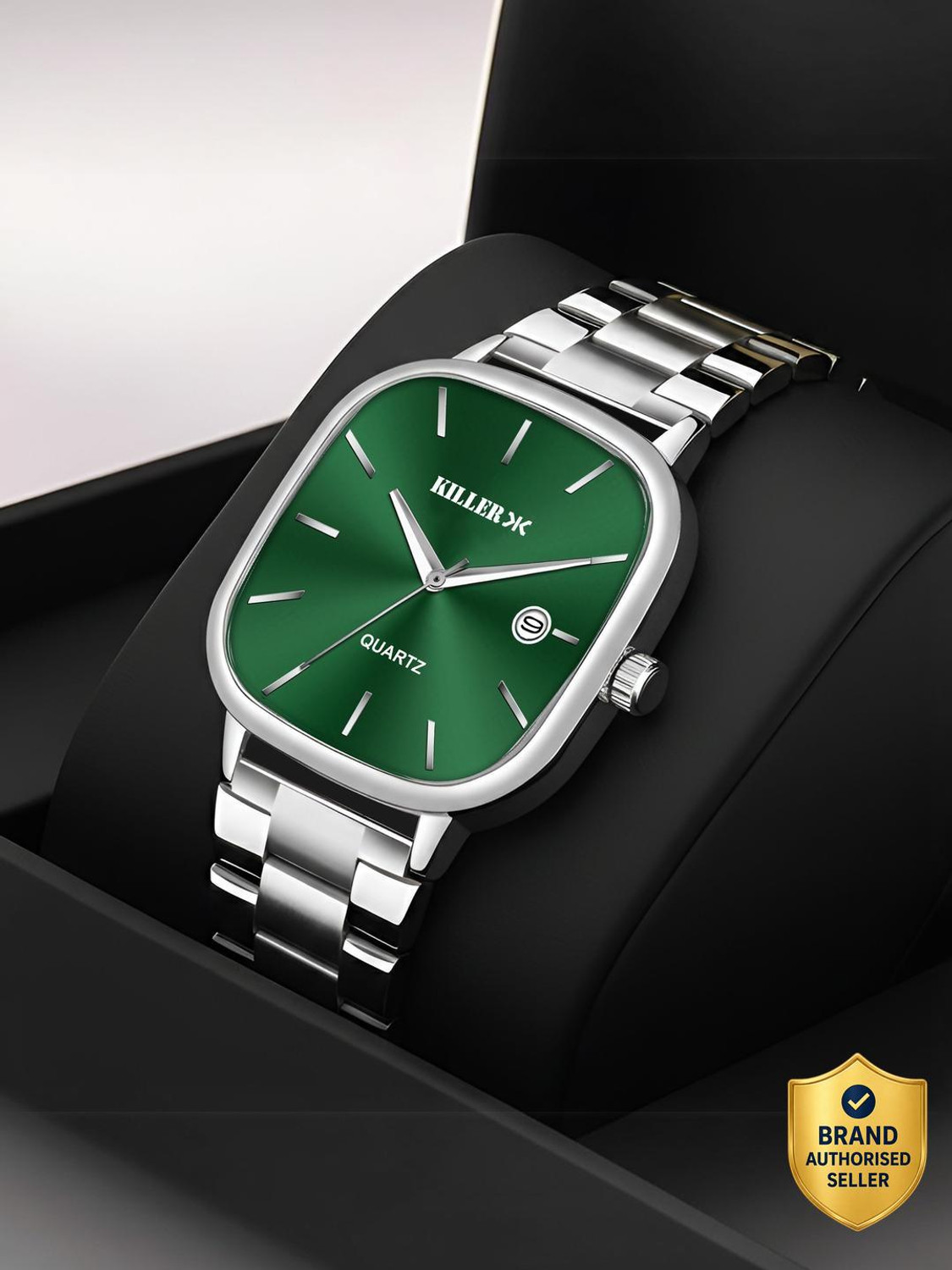 Image of KILLER UNISEX Date Function Working Free Size Adjutable Chain Lock Premium Quality UNISEX Date Function Working Free Size Adjutable Chain Lock Premium Quality Analog Watch - For Men