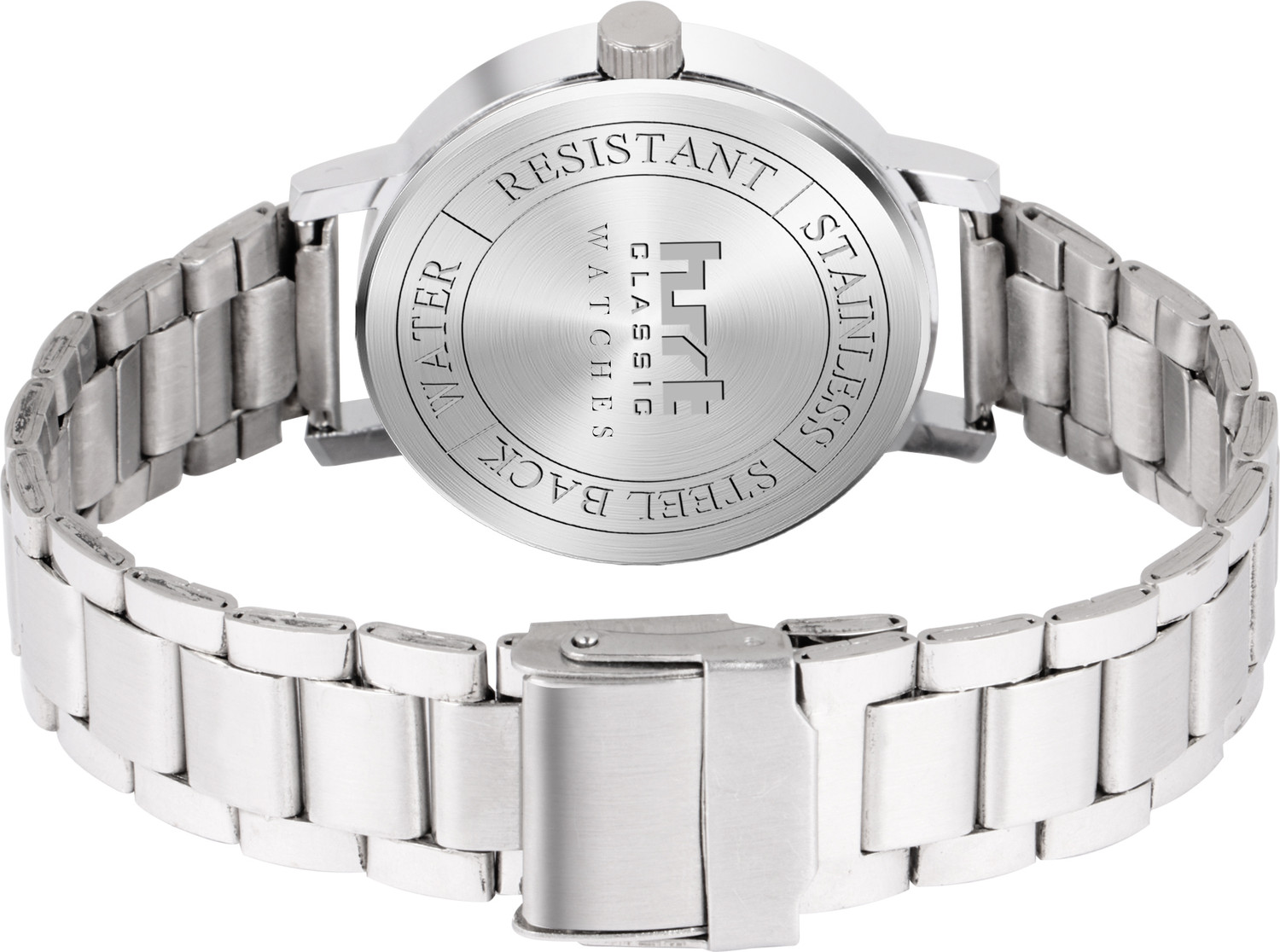 Image of hmt QUARTZ Azure Fusion Pro Silver Chain Watch Analog Watch - For Women
