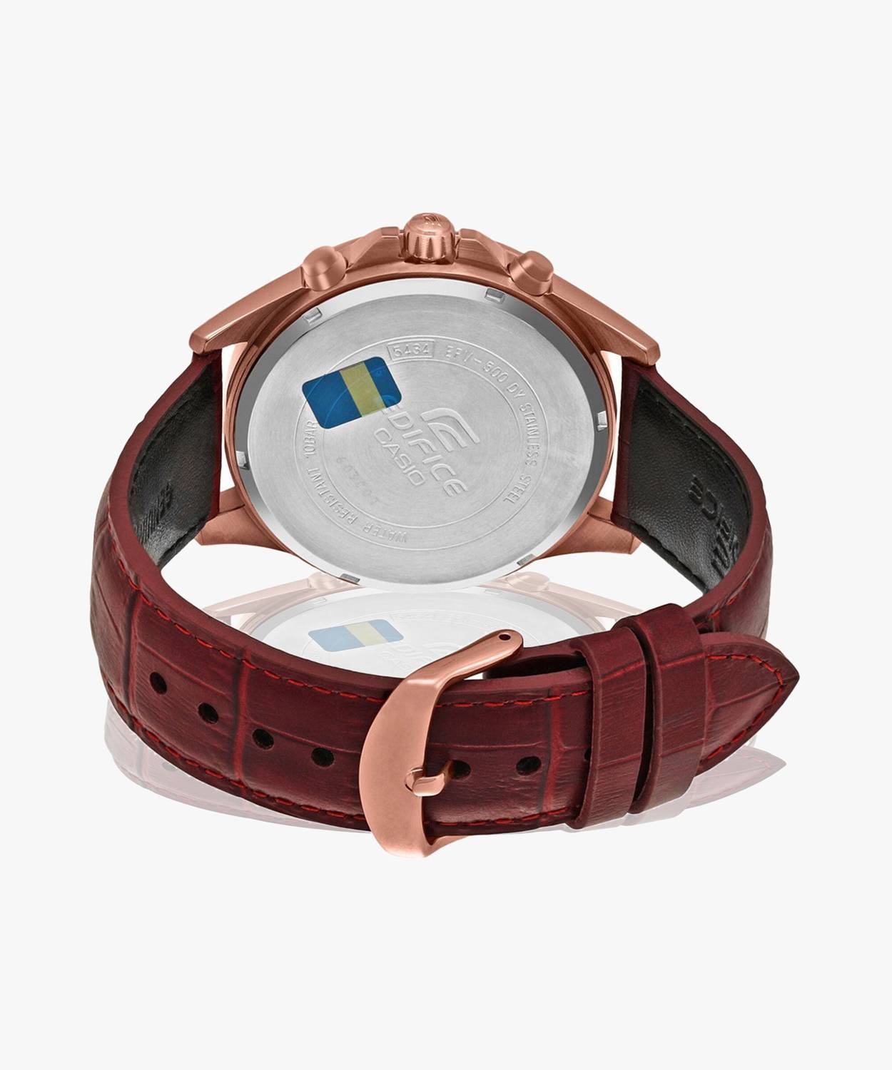 CASIO EFV-500GL-2AVUDF Edifice EFV-500GL-2AVUDF Blue Dial Brown 